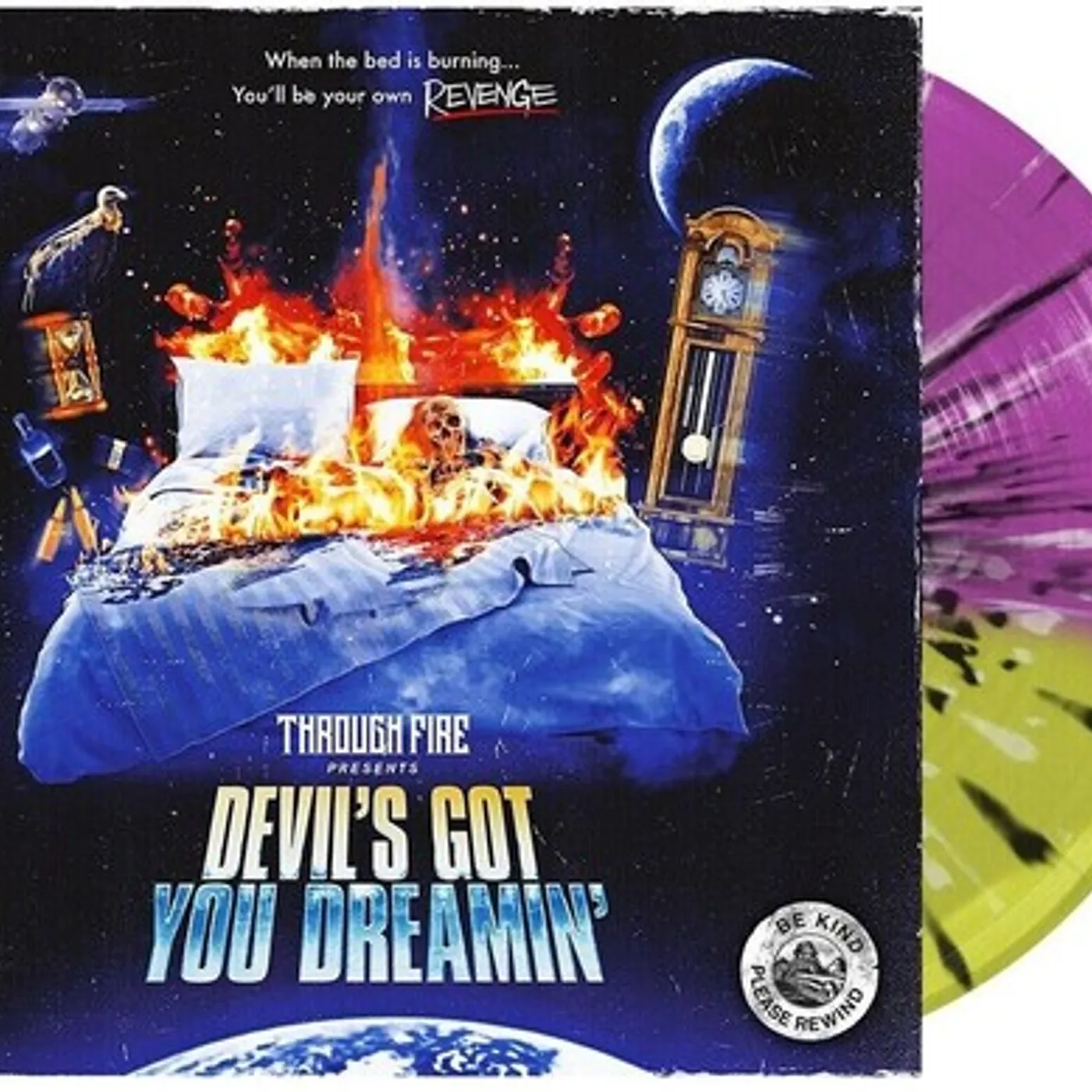 Through Fire DEVIL'S GOT YOU DREAMIN Vinyl Record