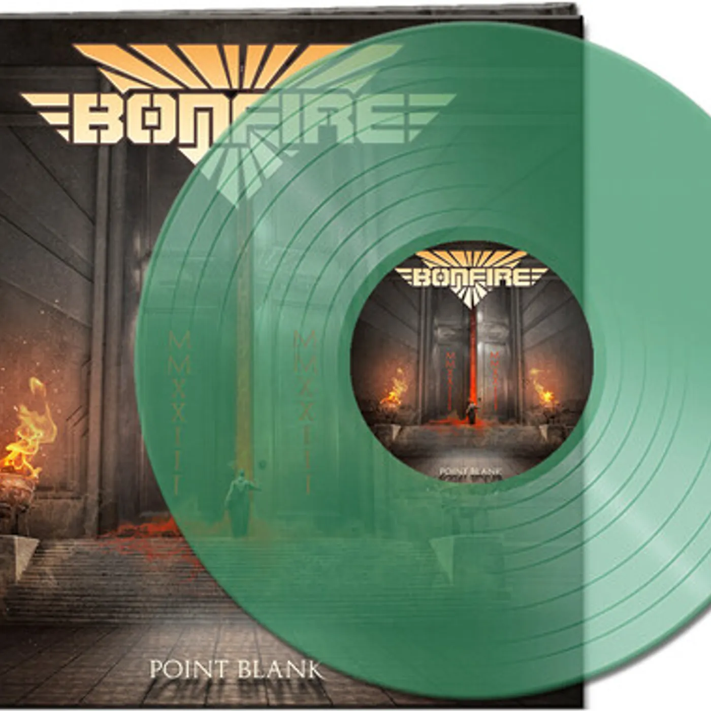 Bonfire POINT BLANK MMXXIII - CLEAR GREEN Vinyl Record