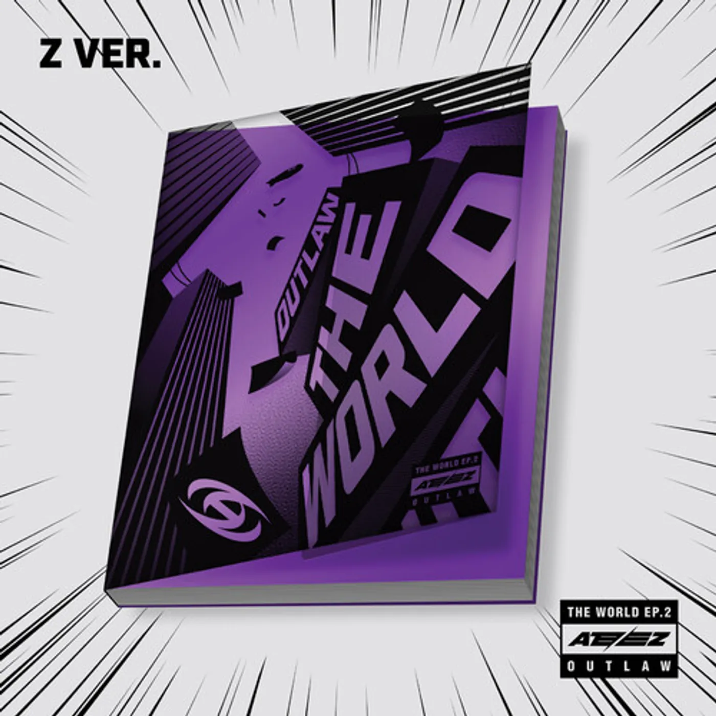 ATEEZ WORLD EP.2 : OUTLAW - Z VER. CD