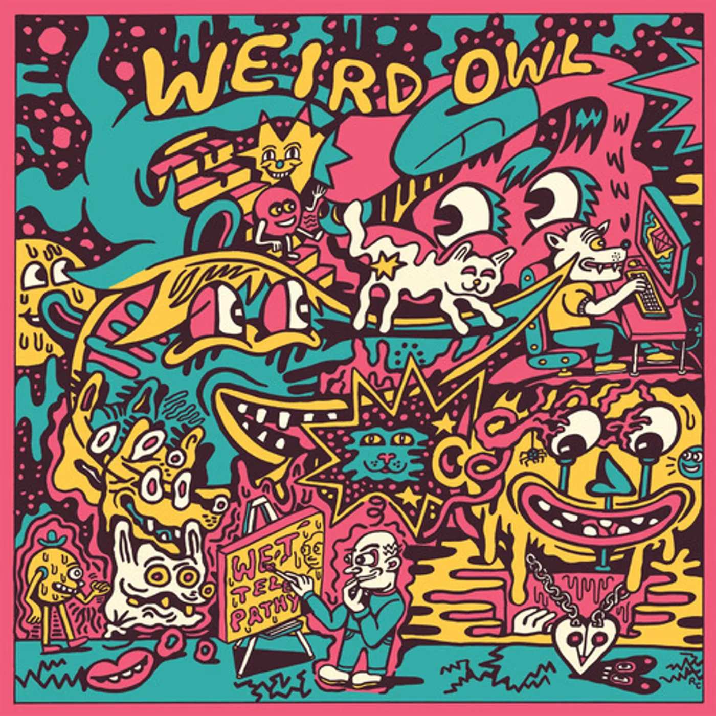 Weird Owl Wet Telepathy Vinyl Record