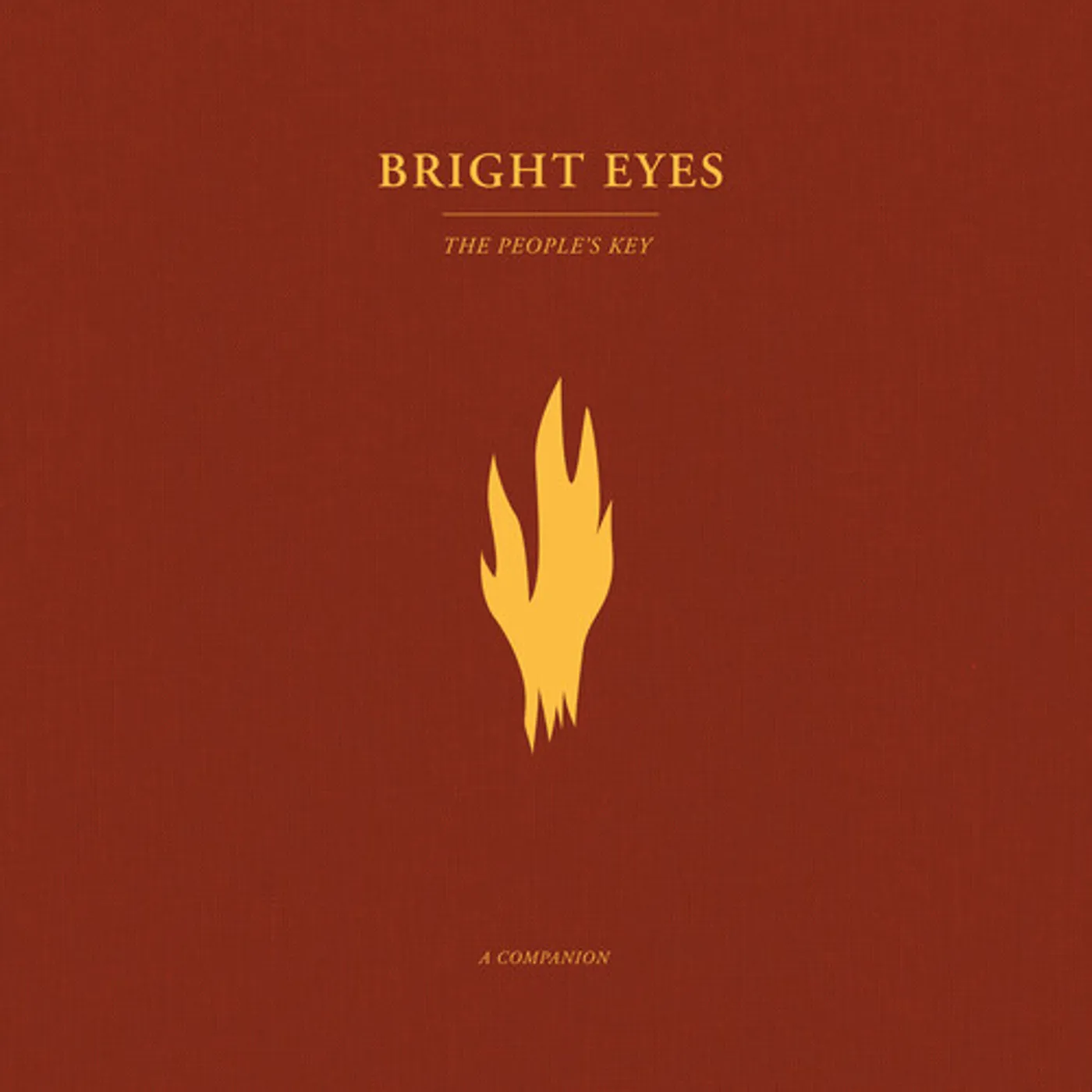Bright Eyes People's Key: A Companion - Gold Vinyl Record