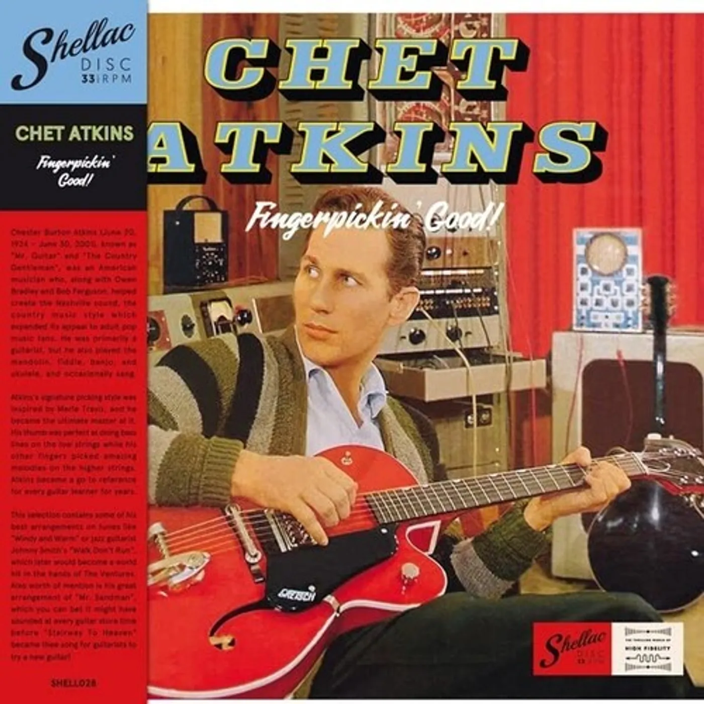 Chet Atkins FINGER PICKIN GOOD Vinyl Record