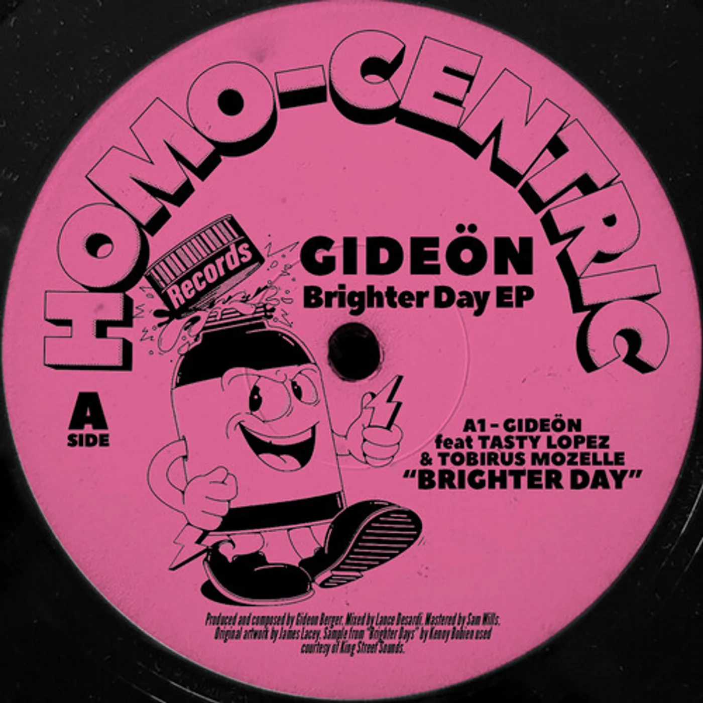 Gideon BRIGHTER DAY Vinyl Record