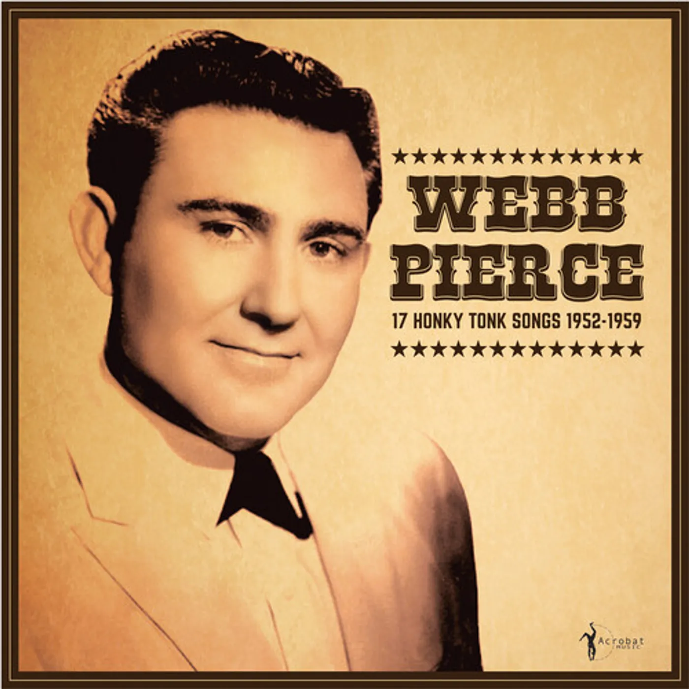 Webb Pierce 17 HONKY TONK SONGS Vinyl Record