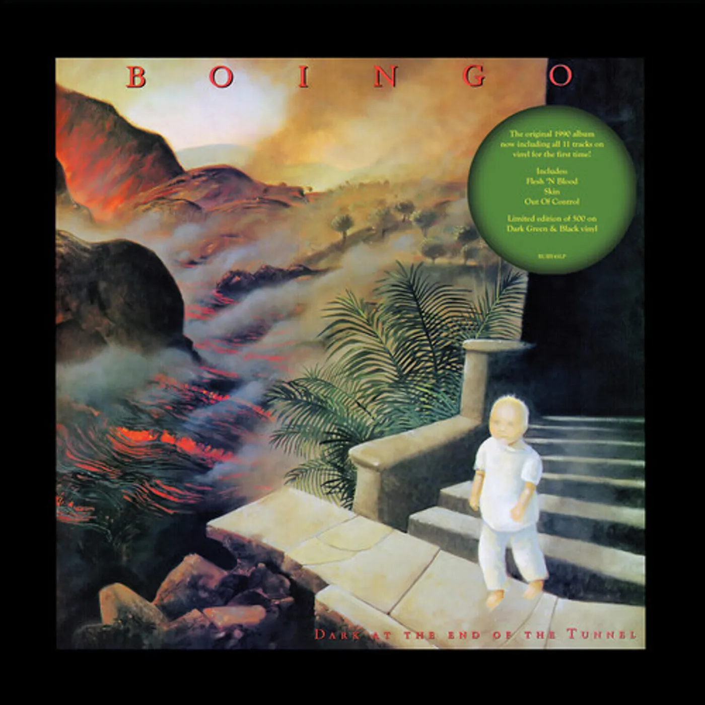Oingo Boingo Dark at the End of the Tunnel (Gold/Red) Vinyl Record