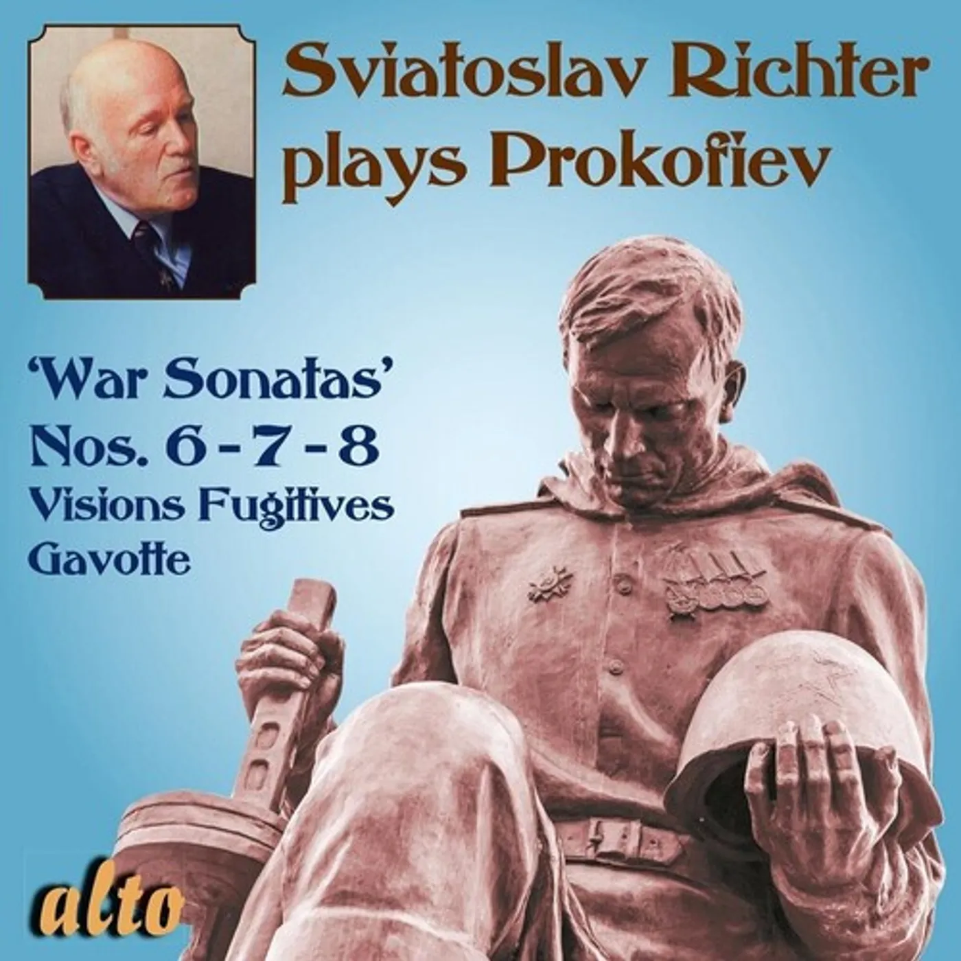 Sviatoslav Richter RICHTER PLAYS PROKOFIEV 'WAR SONATAS' NOS. 6-7-8 CD