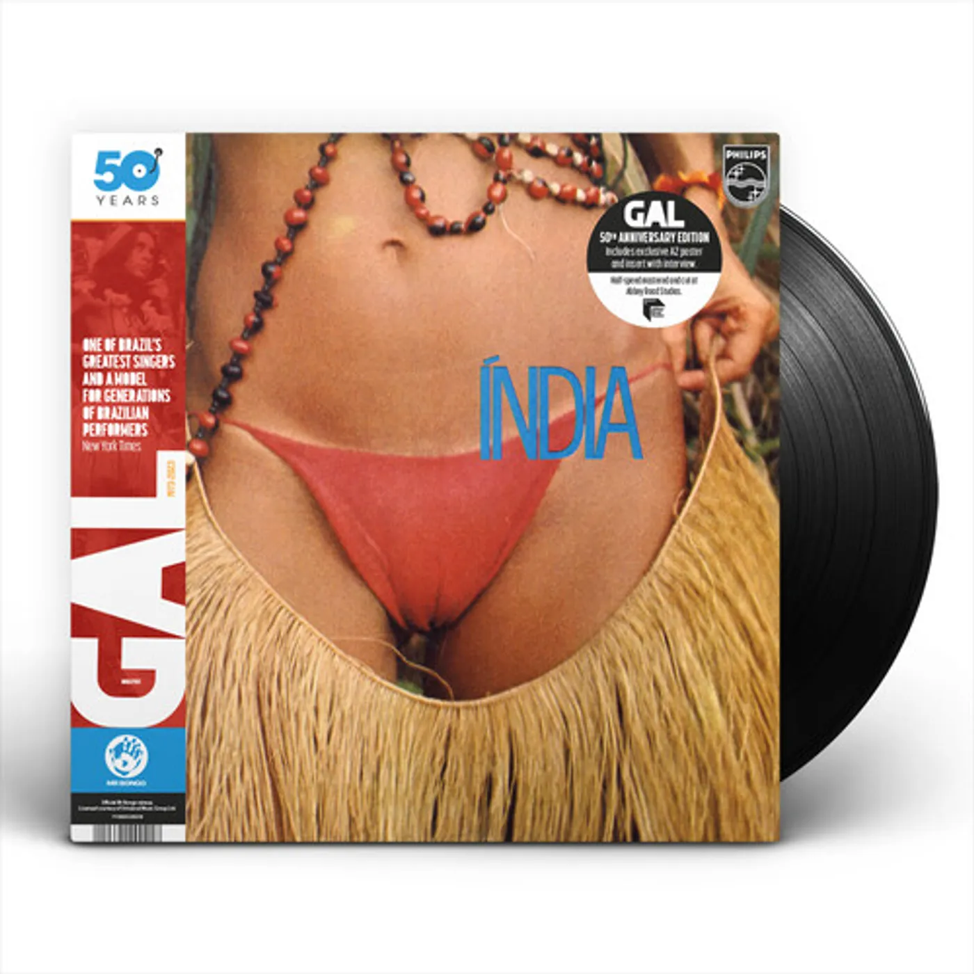 Gal Costa India - 50th Anniversary Edition Vinyl Record