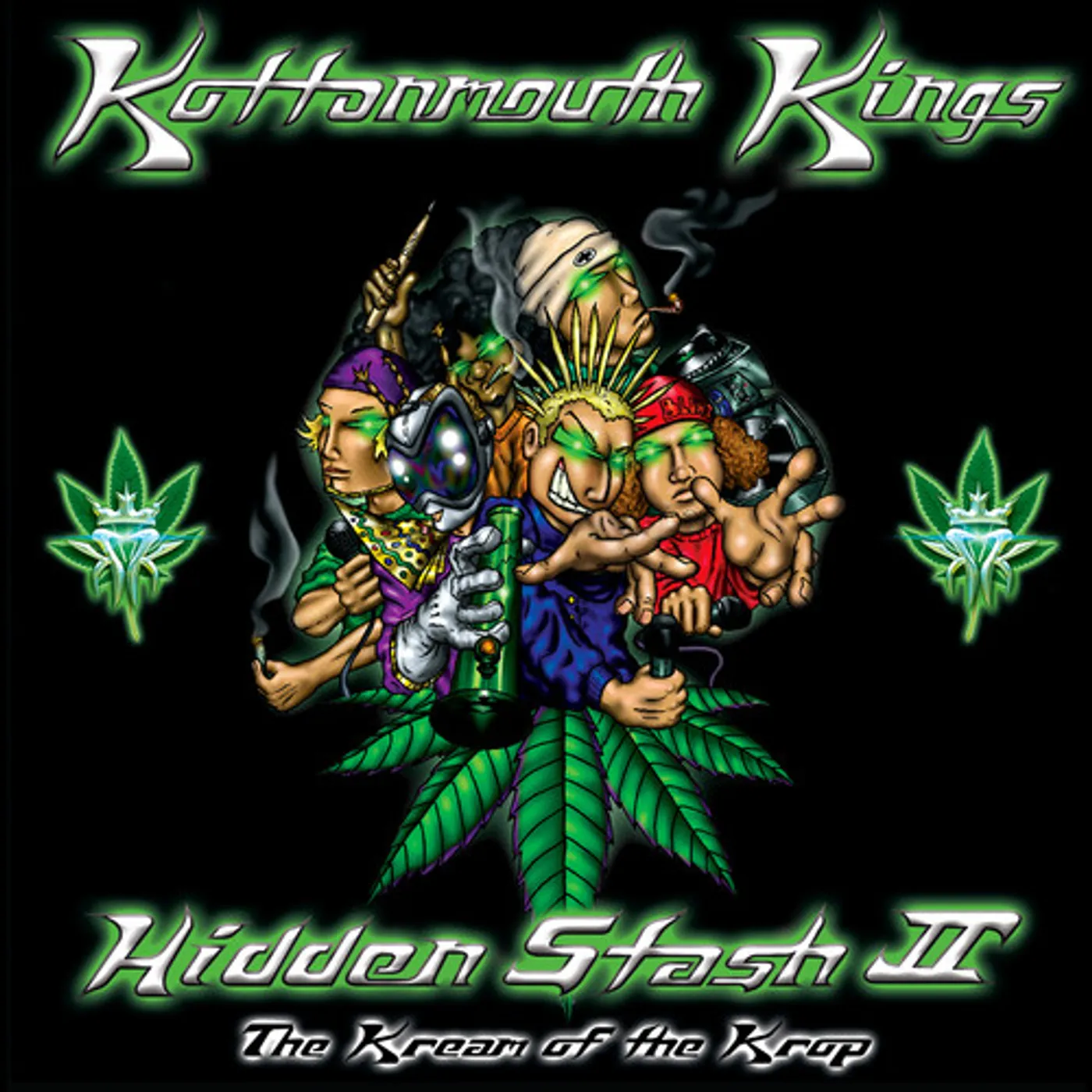 Kottonmouth Kings HIDDEN STASH II - THE KREAM OF THE KROP - SILVER Vinyl Record