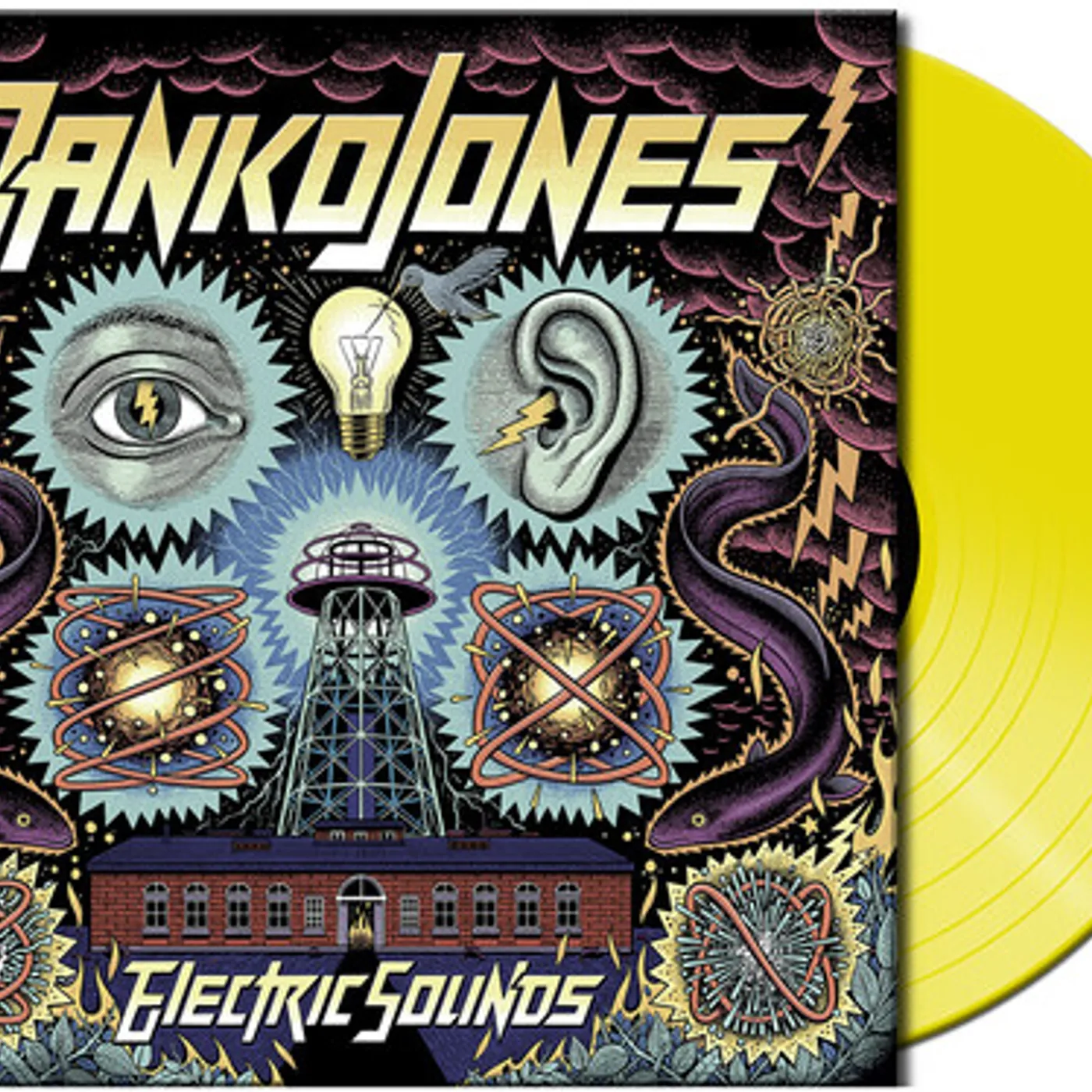 Danko Jones Electric Sounds - Yellow Vinyl Record