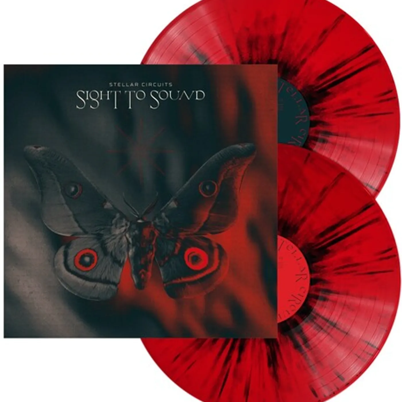 Stellar Circuits SIGHT & SOUND - RED/BLACK SPLATTER Vinyl Record