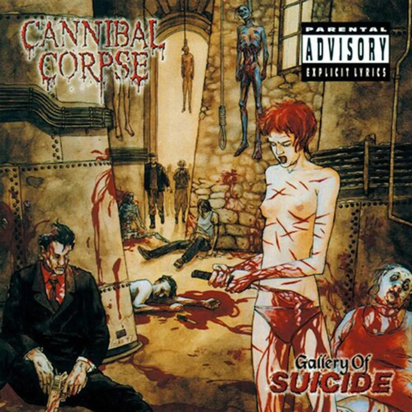Cannibal Corpse Gallery Of Suicide (Red) Vinyl Record