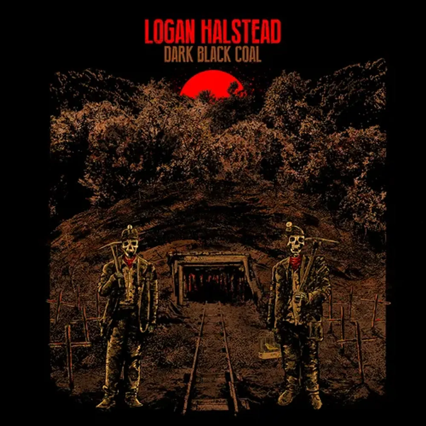 Logan Halstead DARK BLACK COAL Vinyl Record