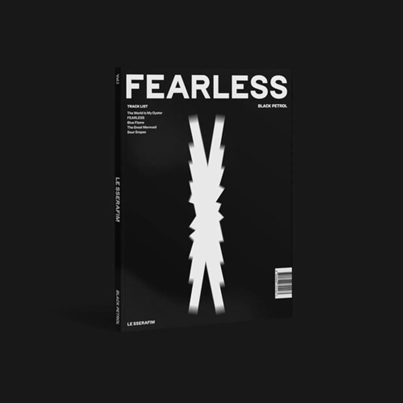LE SSERAFIM 1ST MINI ALBUM 'FEARLESS' [BLACK PETROL VER.] CD