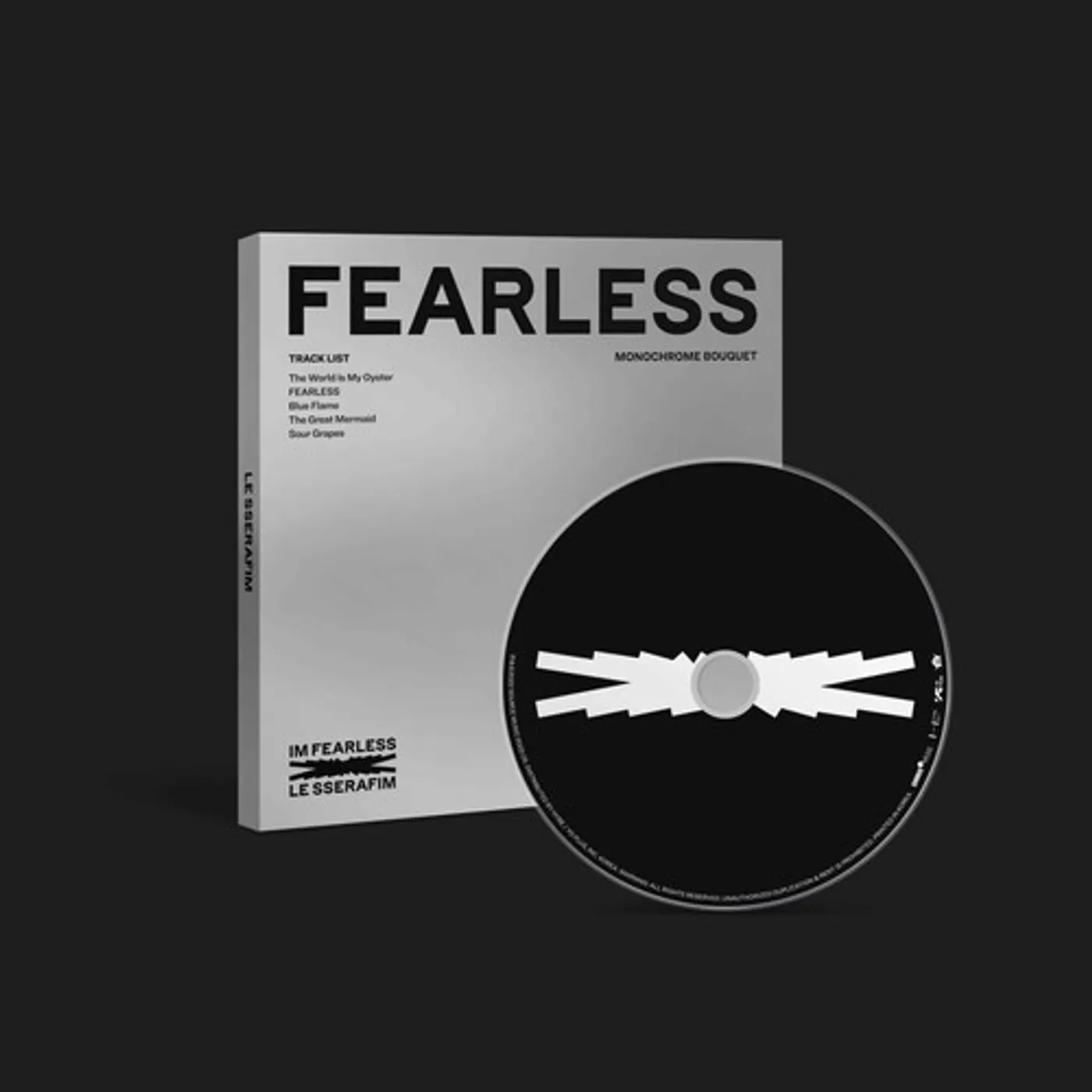 LE SSERAFIM 1ST MINI ALBUM 'FEARLESS' [MONOCHROME BOUQUET VER] CD