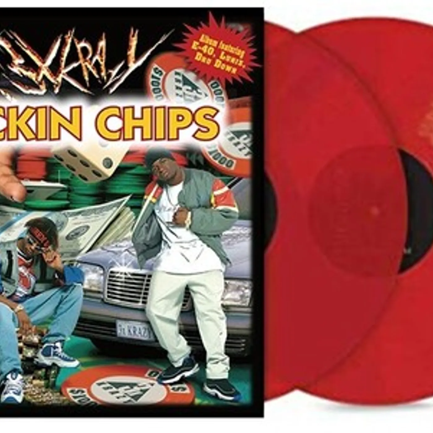 3X Krazy STACKIN CHIPS - RED Vinyl Record
