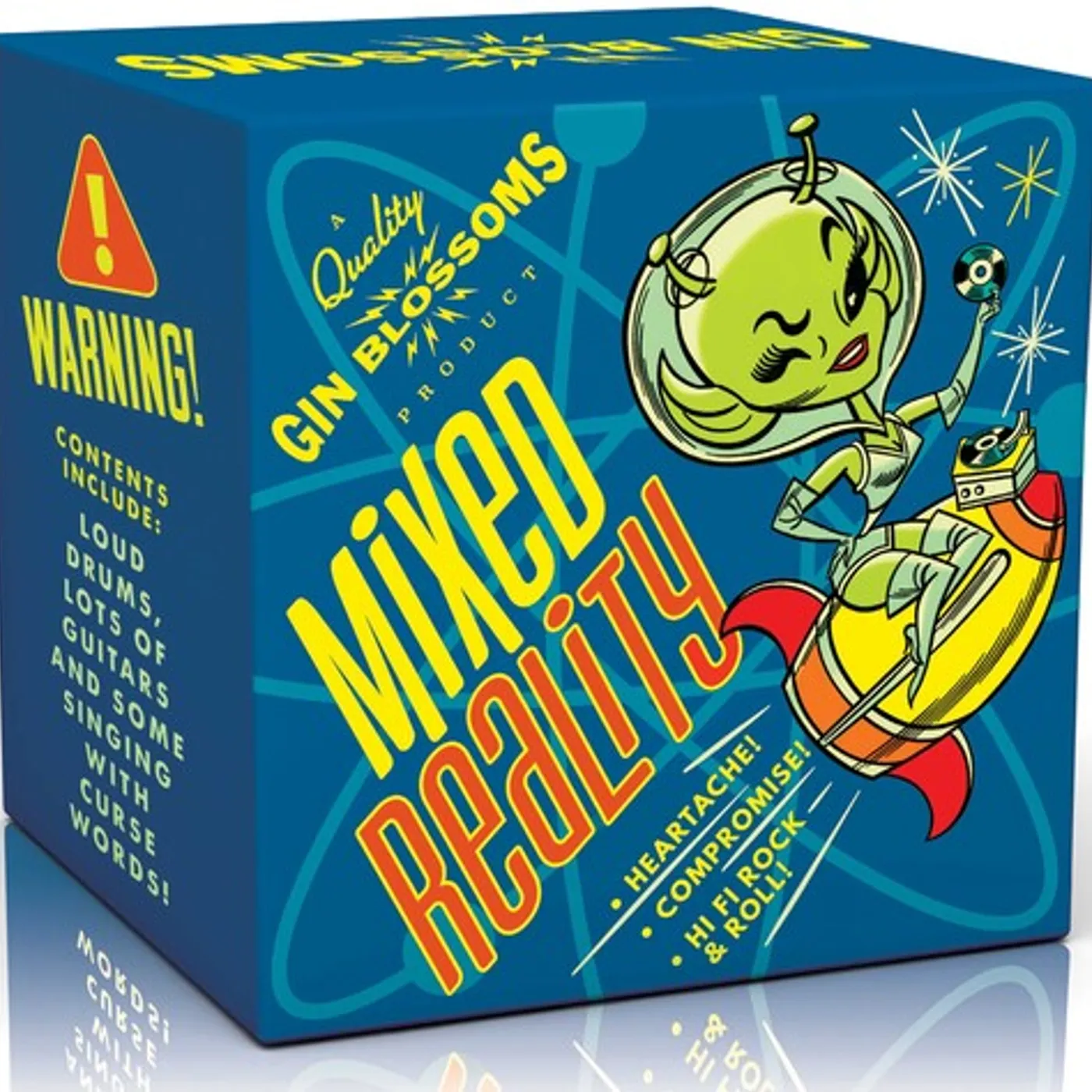 Gin Blossoms Mixed Reality (Blue Orange Splatter) Vinyl Record