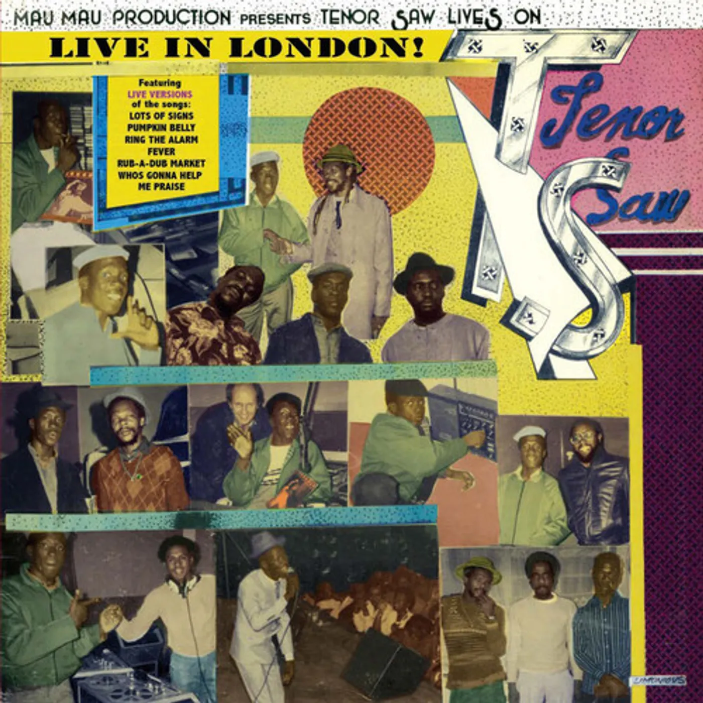 Tenor Saw LIVE IN LONDON Vinyl Record