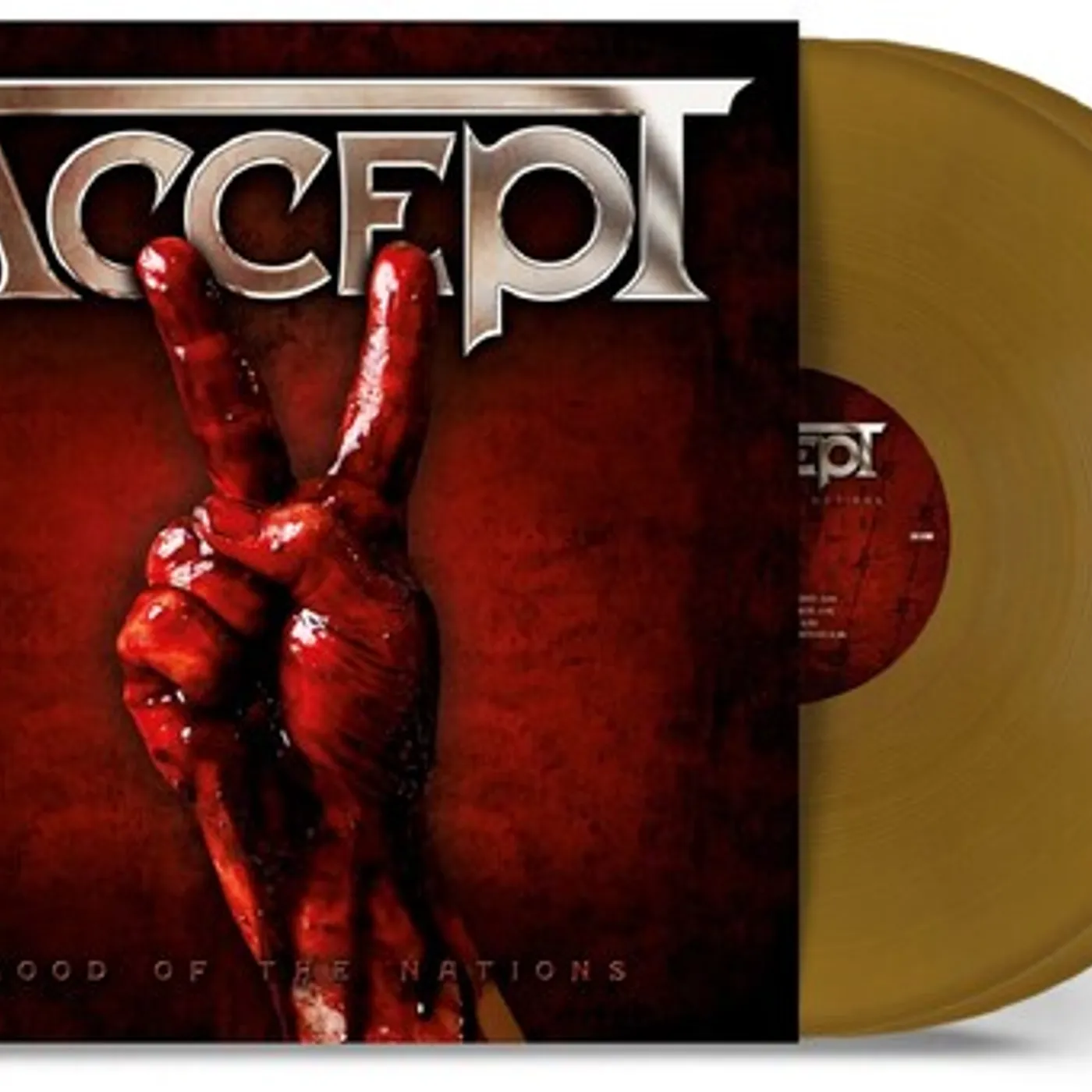 Accept Blood Of The Nations (Gold) Vinyl Record