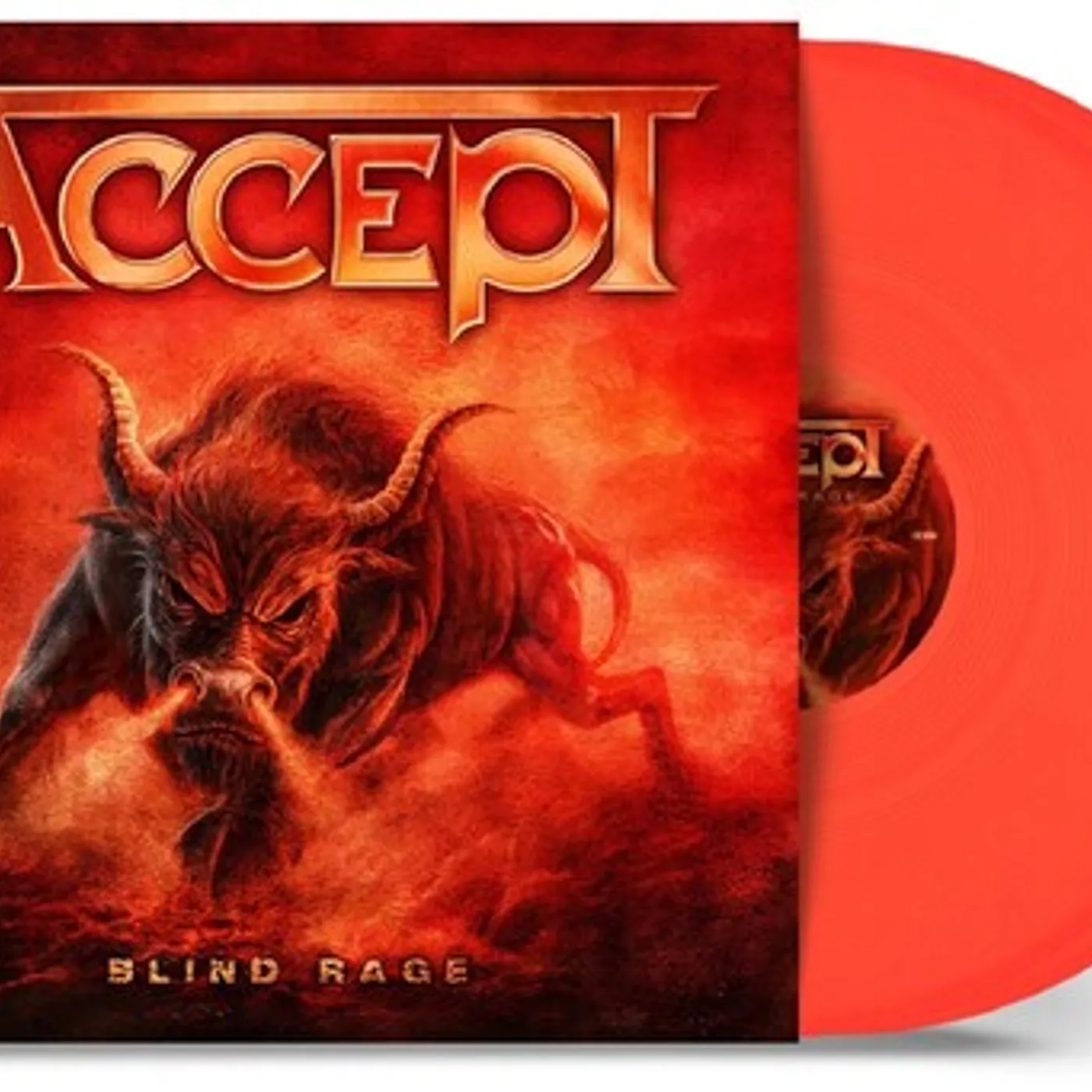 Accept Blind Rage - Neon Orange Vinyl Record