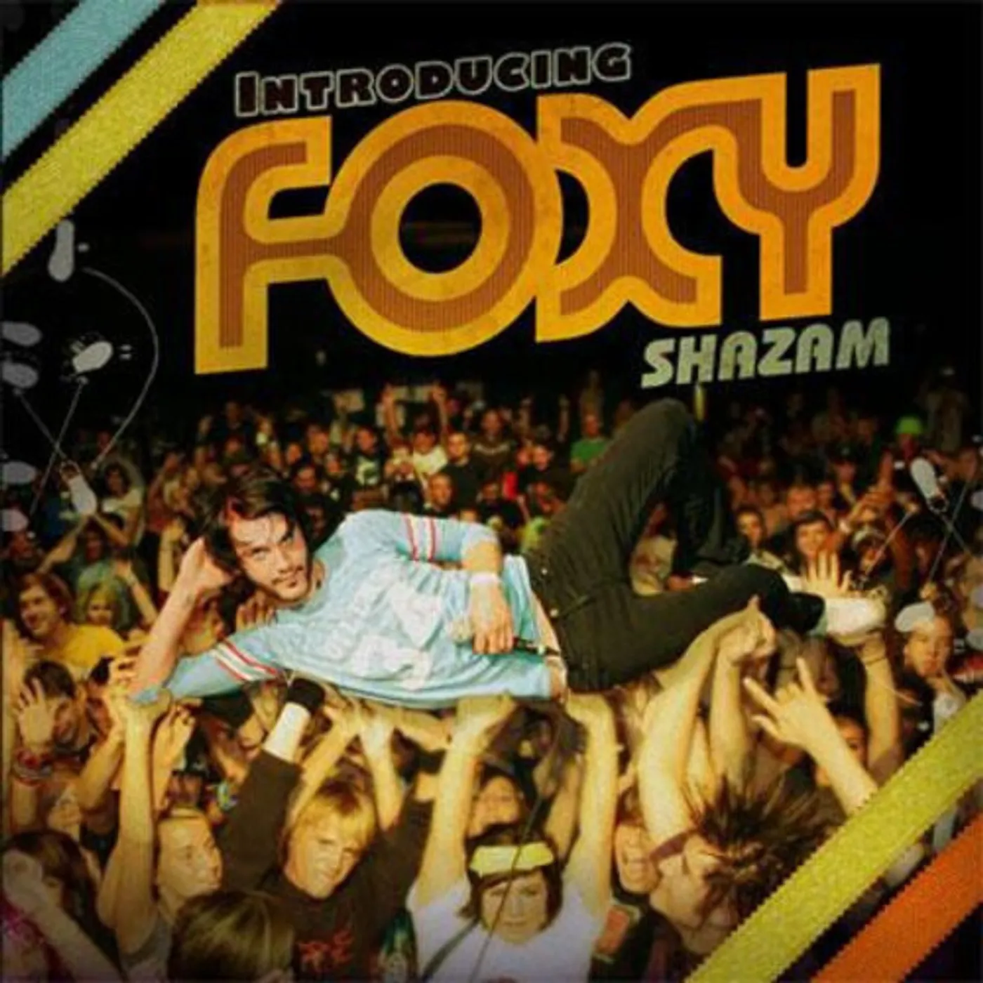 Foxy Shazam INTRODUCING - BLACK/ORANGE SWIRL Vinyl Record