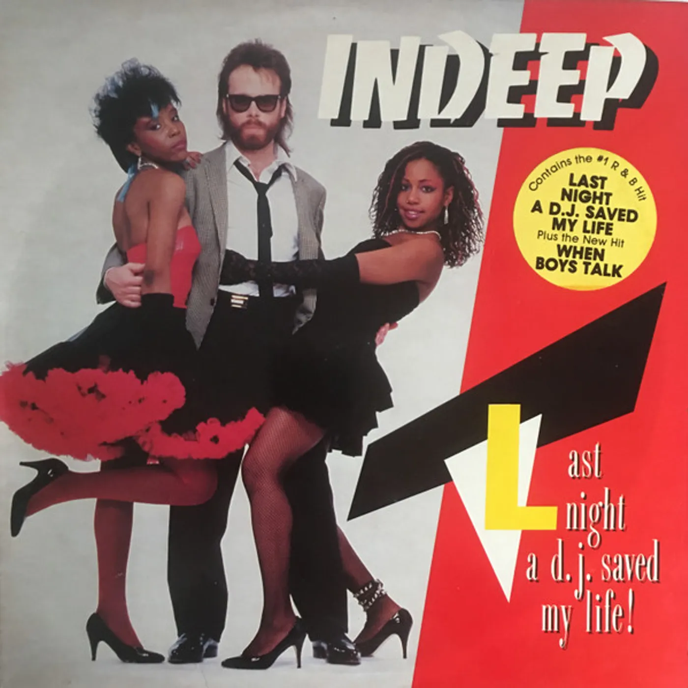 Indeep LAST NIGHT A D.J. SAVED MY LIFE (4 MIXES) Vinyl Record