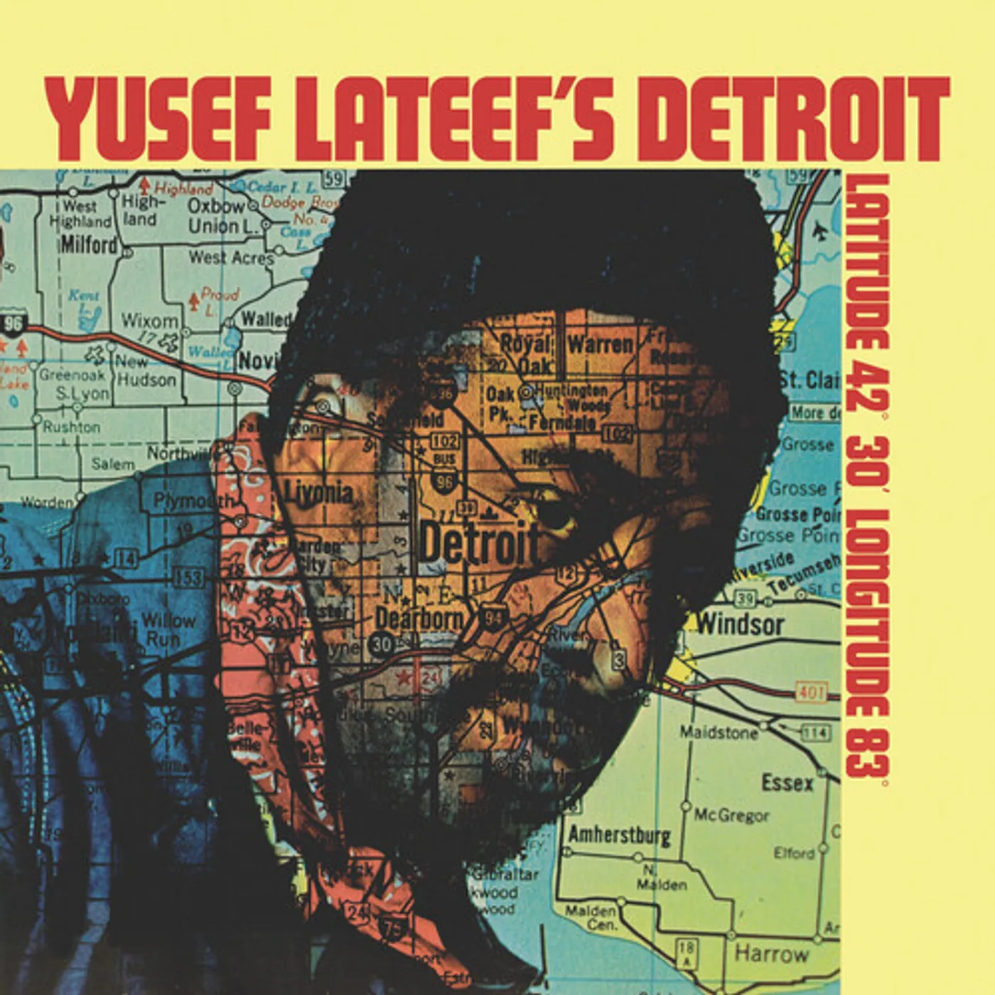 YUSEF LATEEF'S DETROIT LATITUDE 42 30 LONGITUDE 83 Vinyl Record