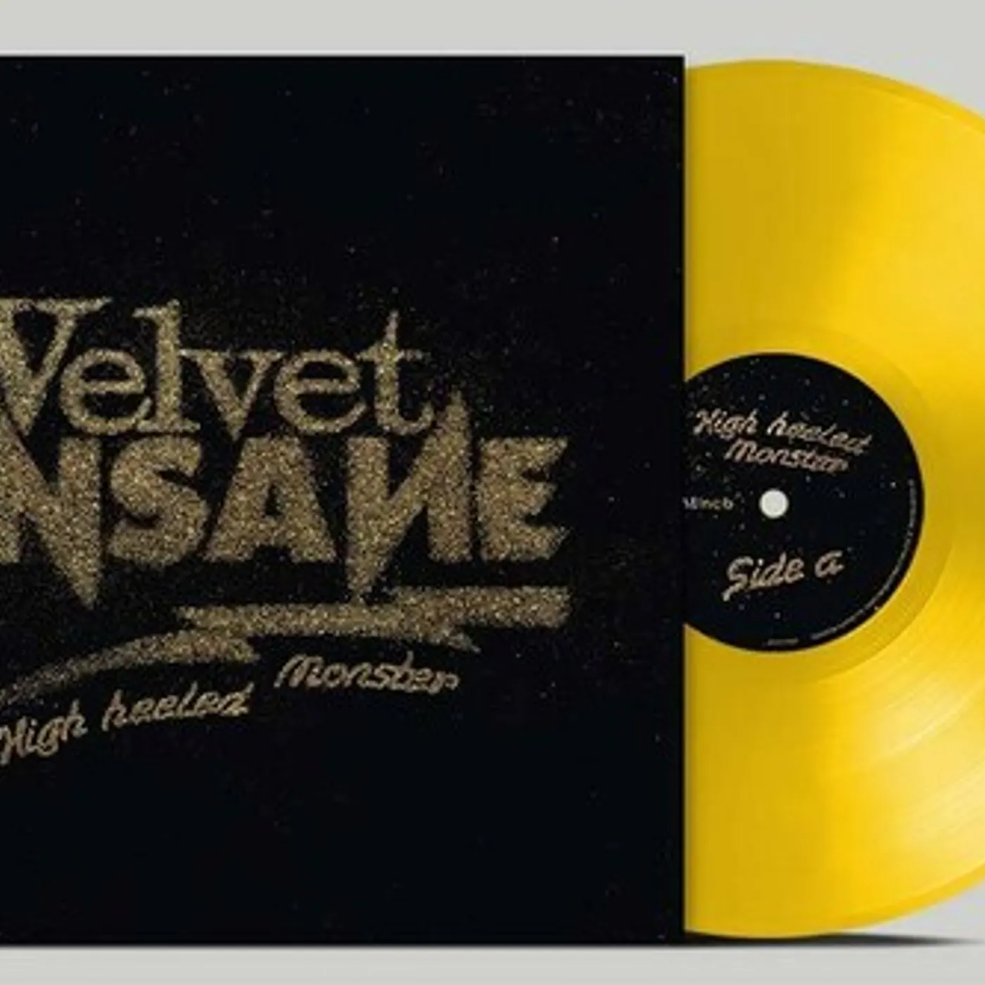 Velvet Insane HIGH HEELED MONSTER - SUN YELLOW Vinyl Record