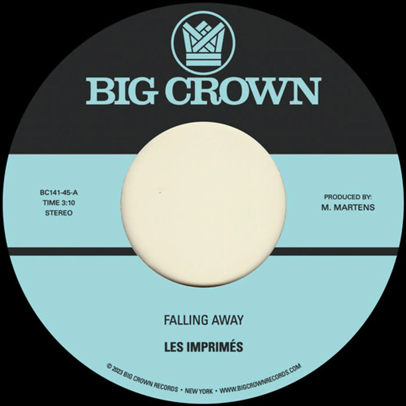 Les Imprimés FALLING AWAY B/W STILL HERE Vinyl Record