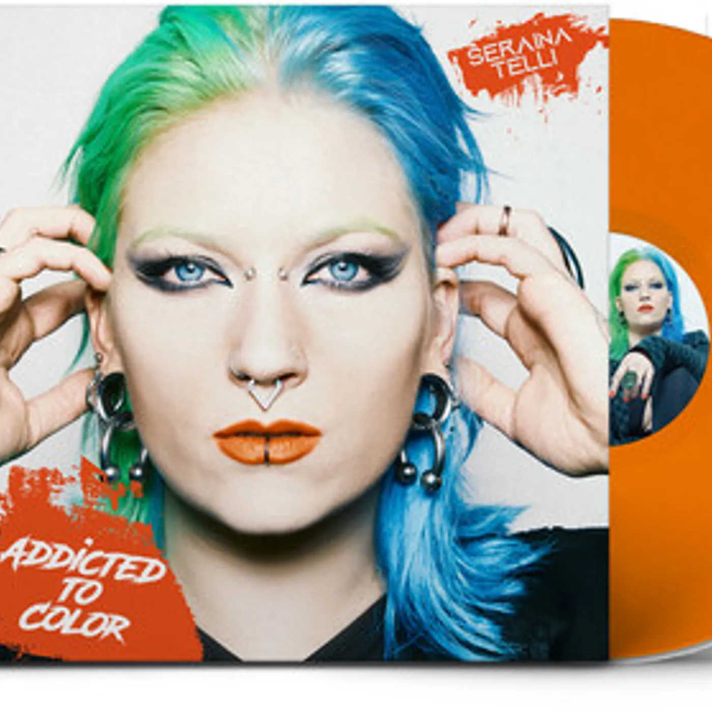 Seraina Telli Addicted To Color (Orange) Vinyl Record