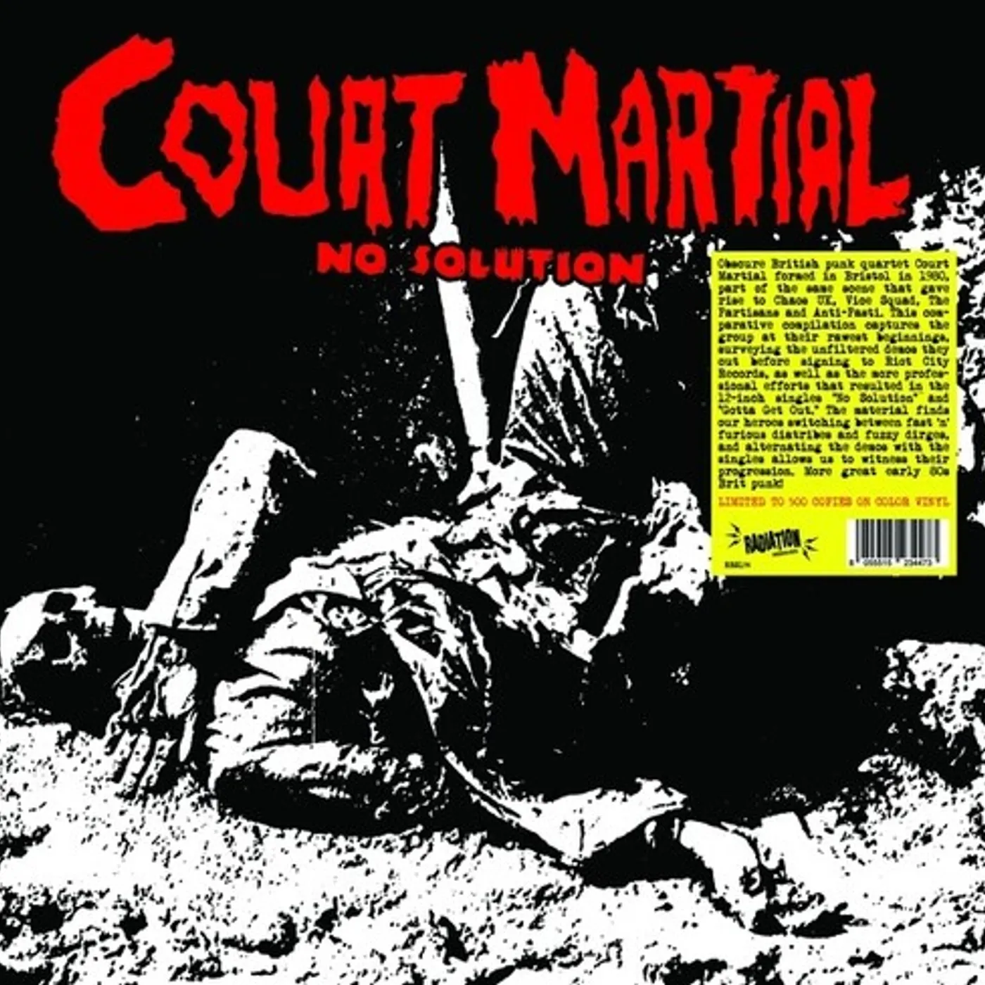 Court Martial NO SOLUTION: SINGLES & DEMOS 1981/1982 Vinyl Record