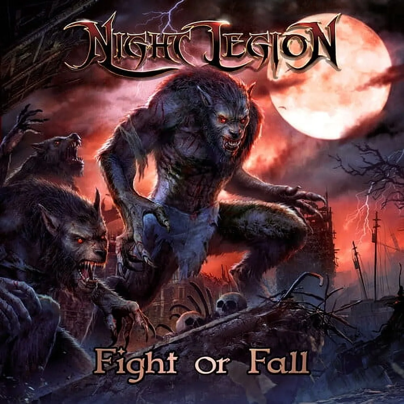 Night Legion FIGHT OR FALL Vinyl Record
