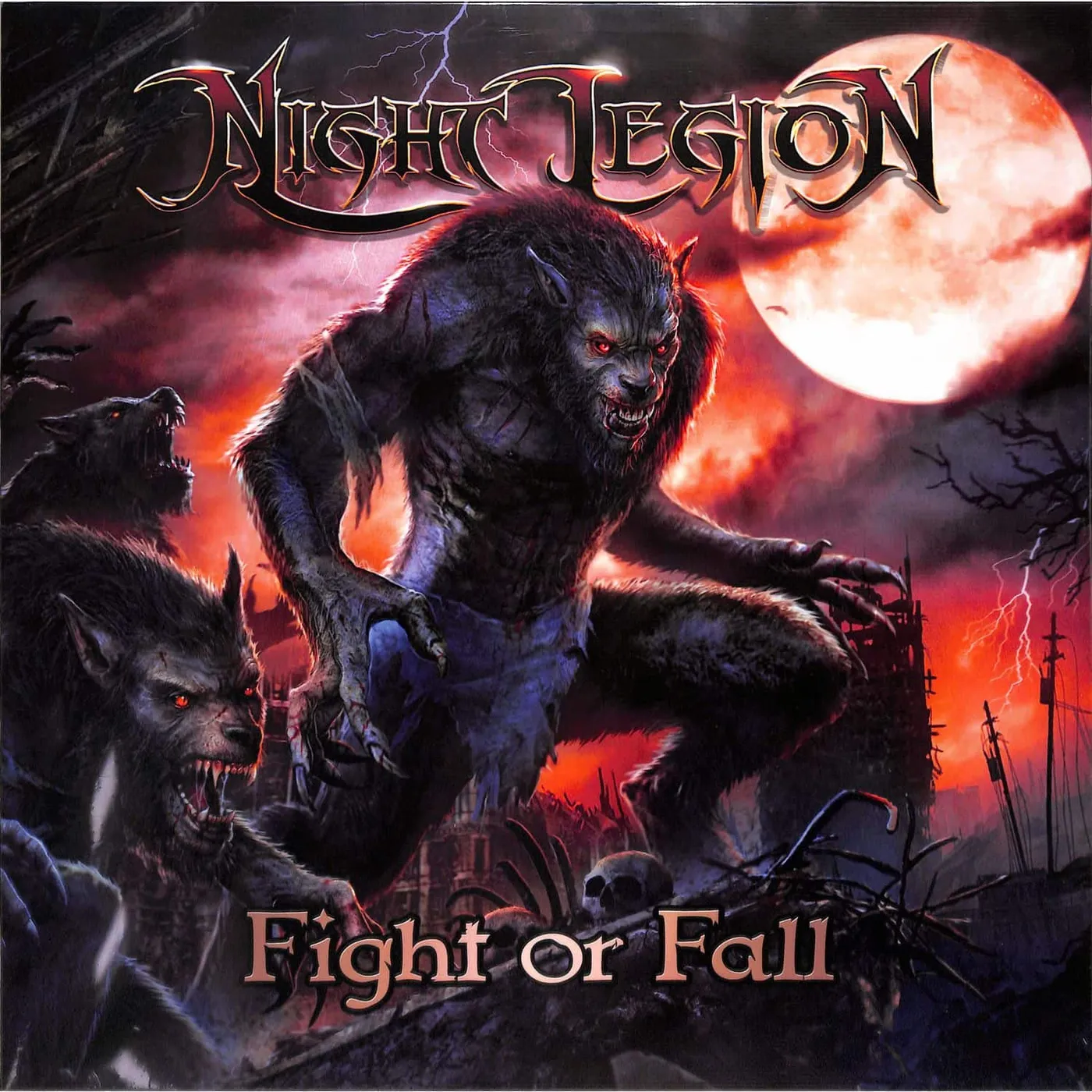 Night Legion FIGHT OR FALL Vinyl Record