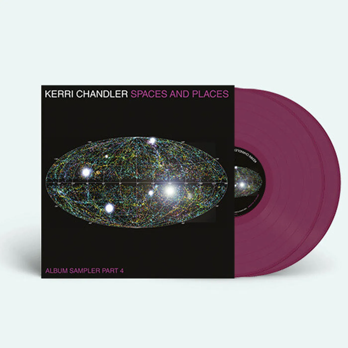 Kerri Chandler SPACES & PLACES: ALBUM SAMPLER 4 Vinyl Record - Colored Vinyl, Purple Vinyl