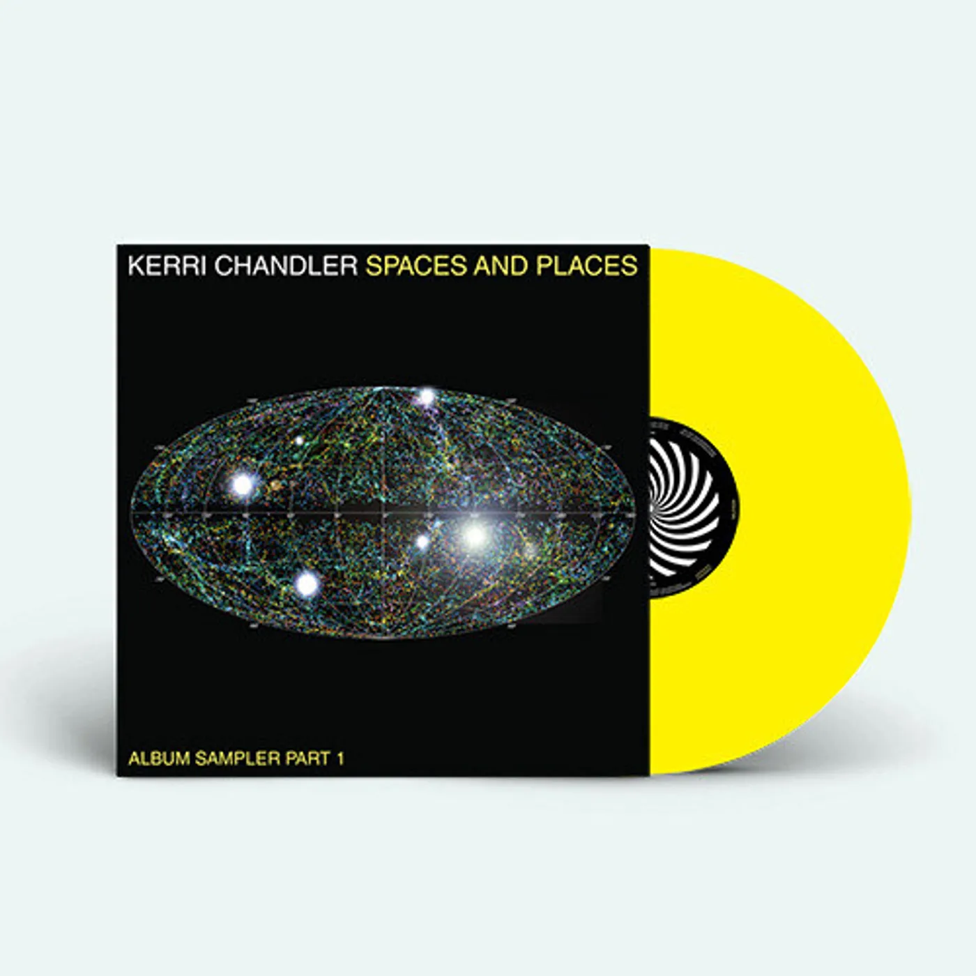 Kerri Chandler SPACES & PLACES: ALBUM SAMPLER 1 Vinyl Record - Colored Vinyl, Yellow Vinyl