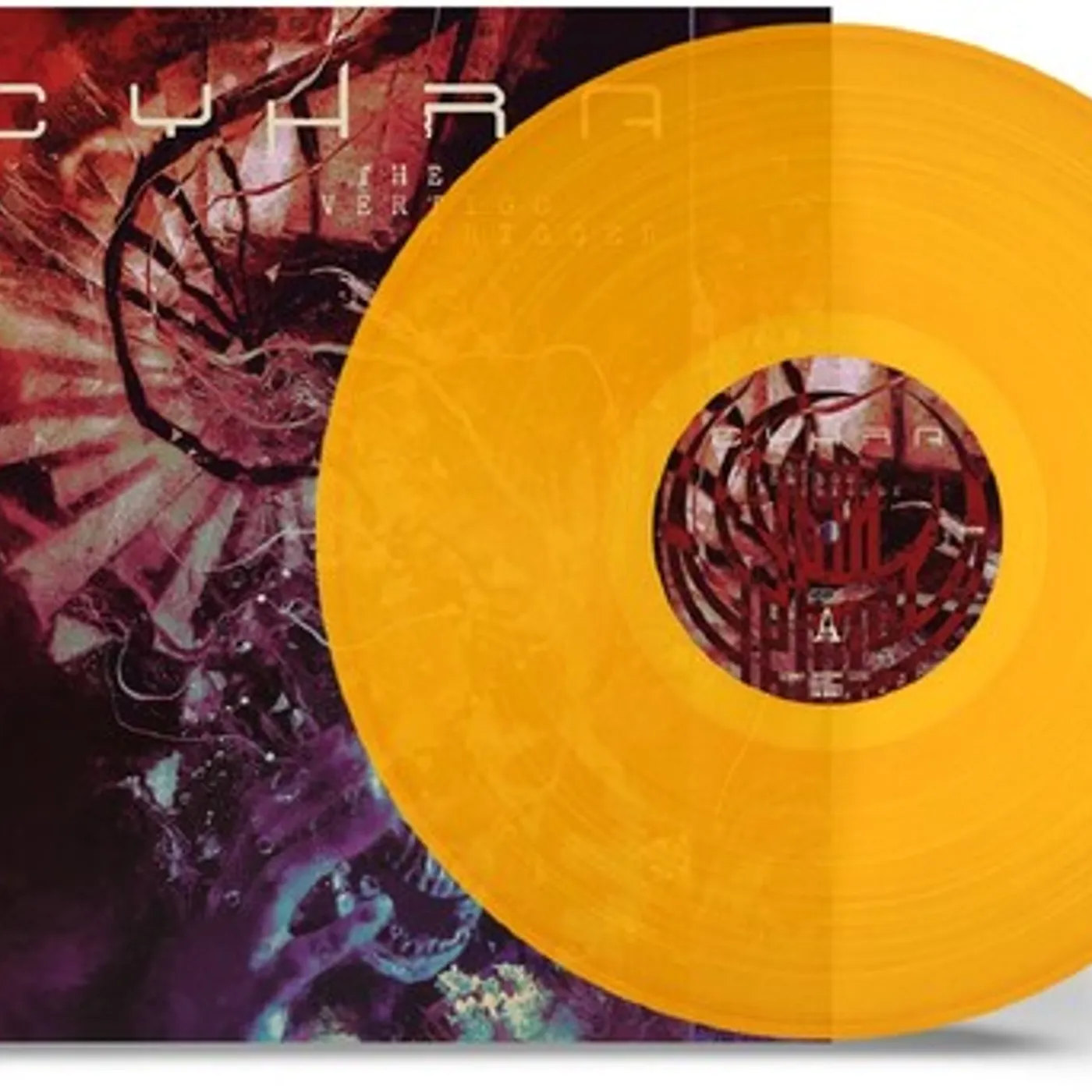Cyhra VERTIGO TRIGGER - TRANSPARENT ORANGE Vinyl Record