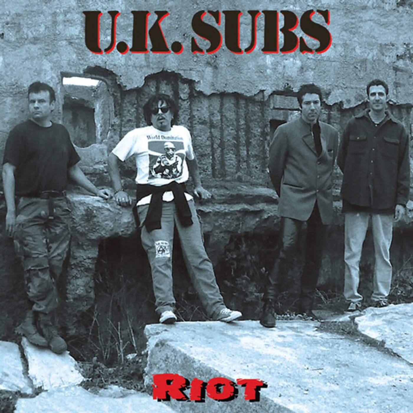 U.K. Subs Riot (Marble) Vinyl Record