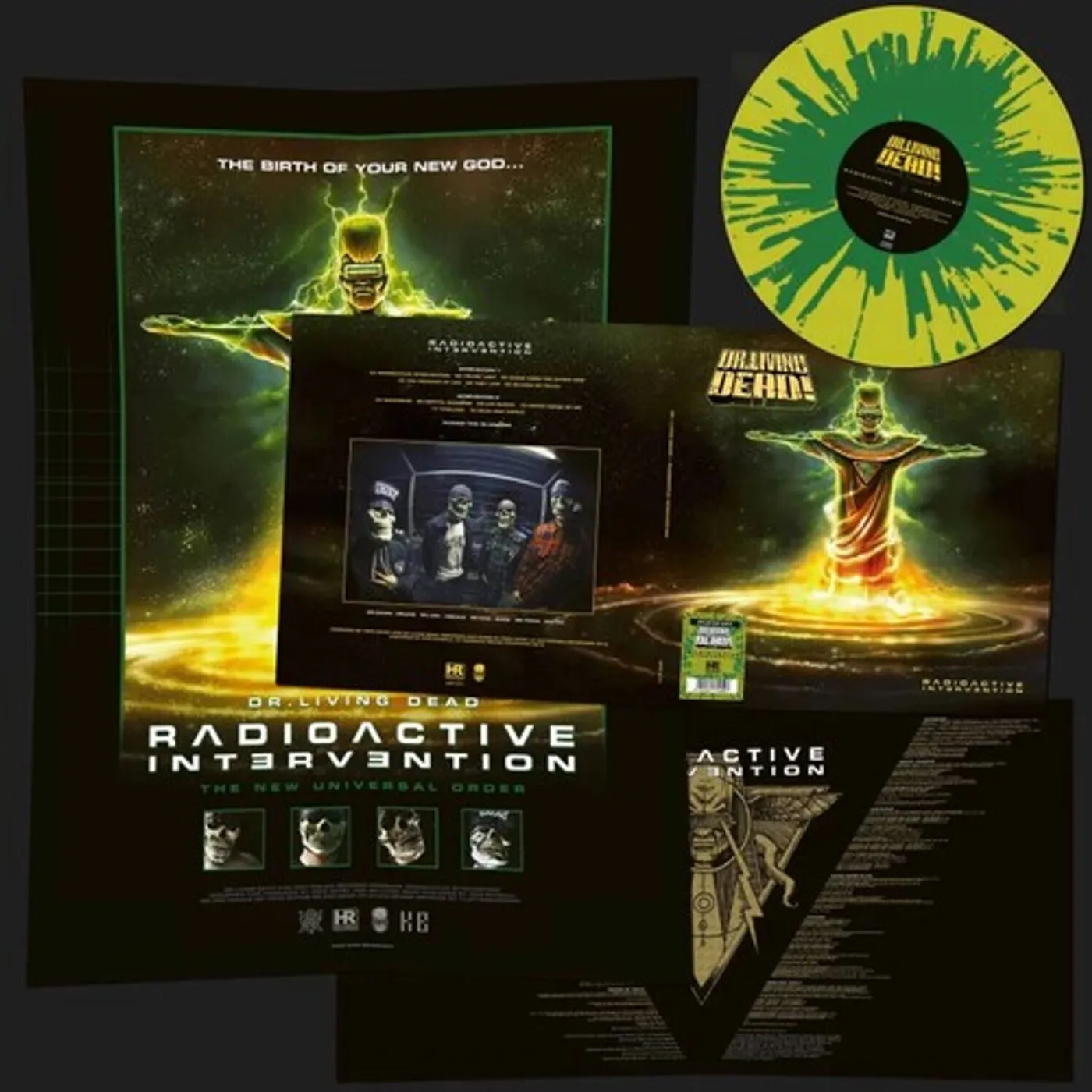 Dr. Living Dead RADIOACTIVE INTERVENTION Vinyl Record