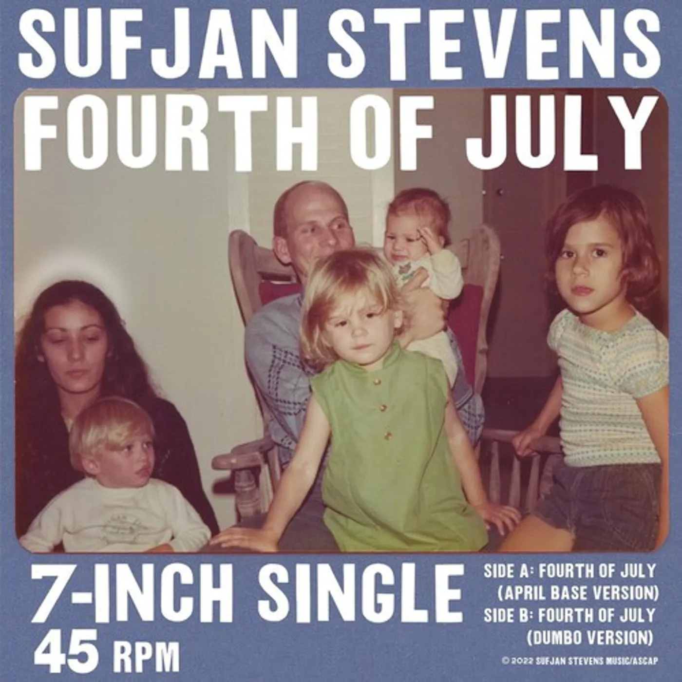 Sufjan Stevens FOURTH OF JULY - RED Vinyl Record