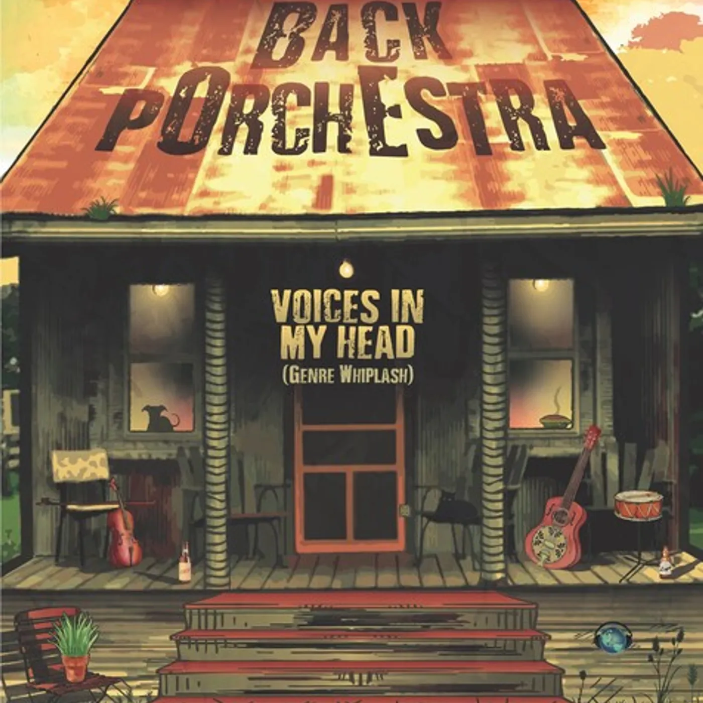 Back pOrchEstra VOICES IN MY HEAD (GENRE WHIPLASH) Vinyl Record