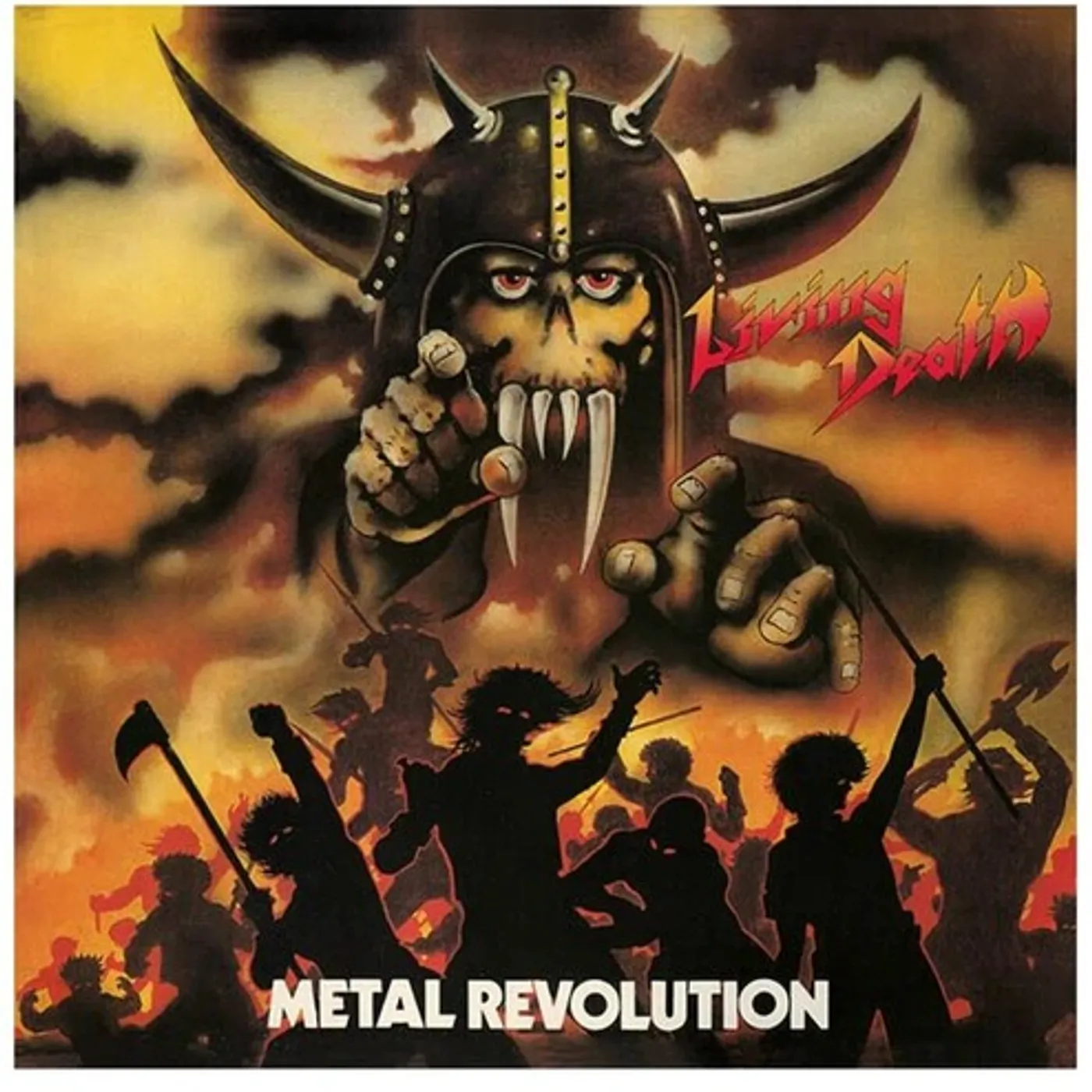 Living Death METAL REVOLUTION - ORANGE Vinyl Record