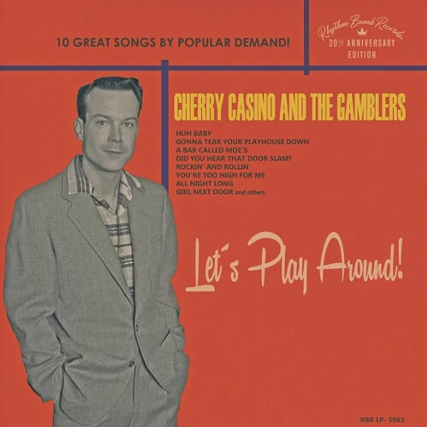 Cherry Casino & The Gamblers LET'S PLAY AROUND Vinyl Record