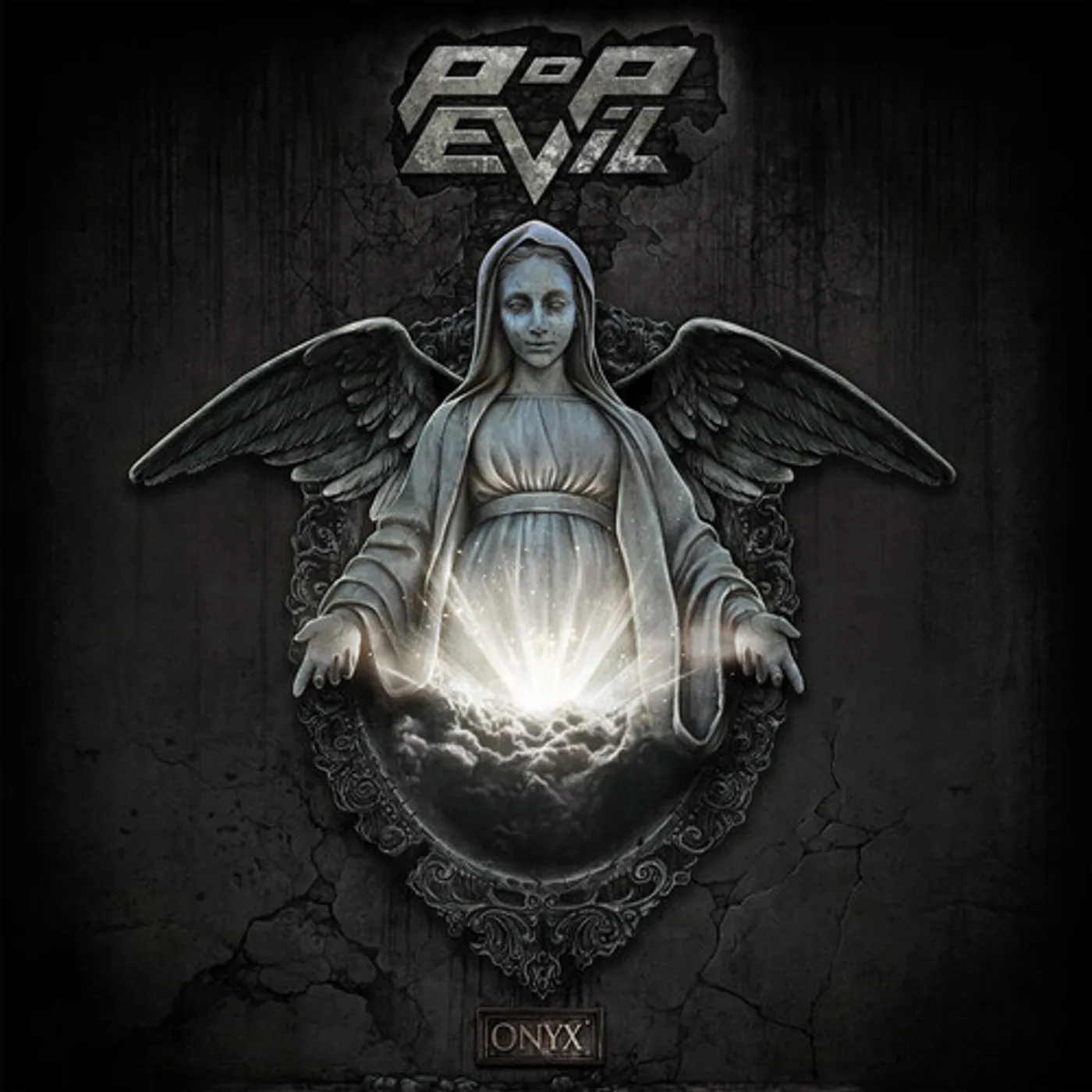 Pop Evil Onyx 10th Anniversary - Black Ice Vinyl Record
