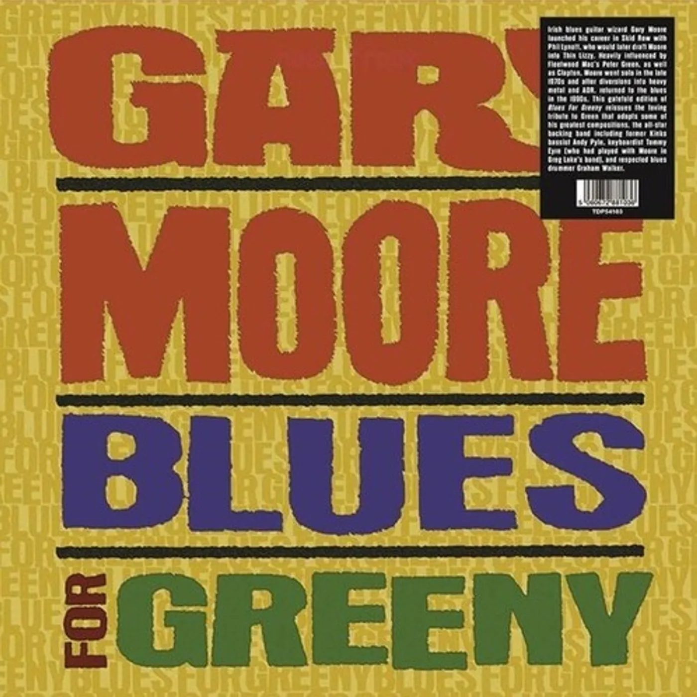 Gary Moore Blues For Greeny Vinyl Record
