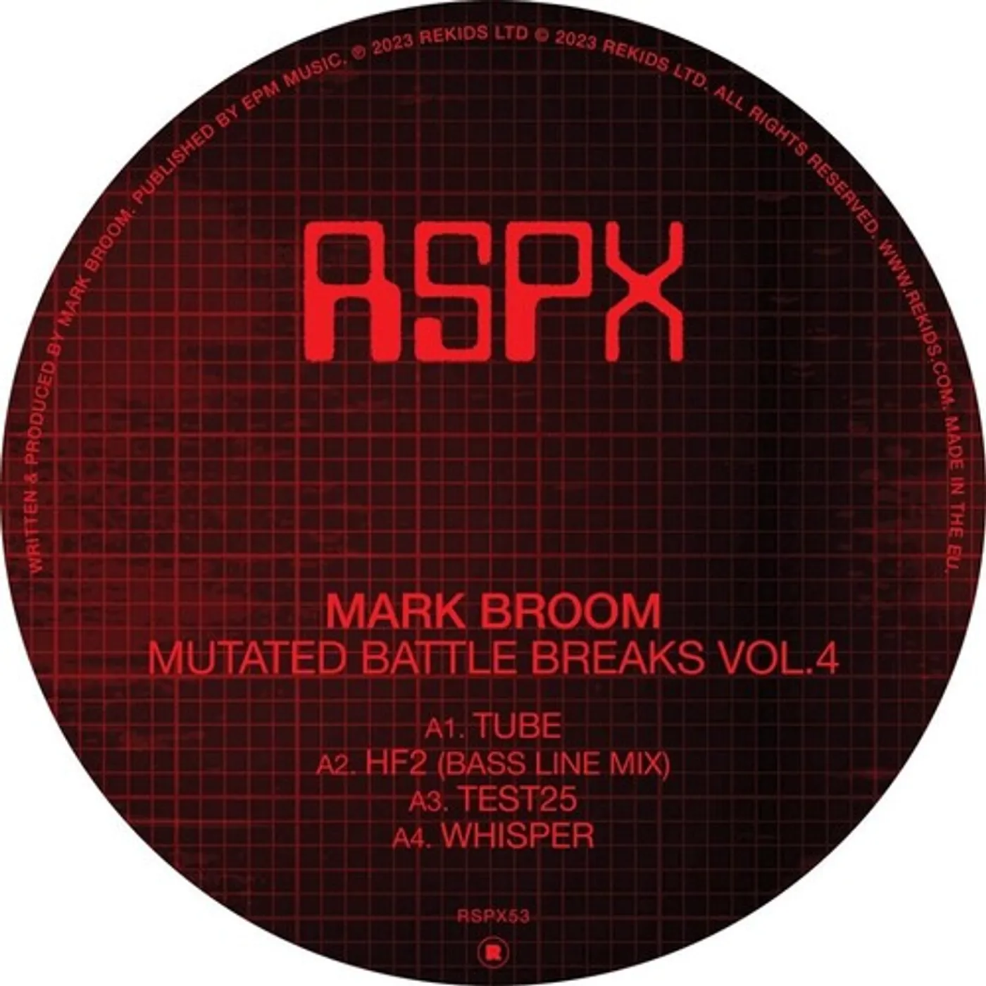 Mark Broom MUTATED BATTLE BREAKS VOL. 4 Vinyl Record