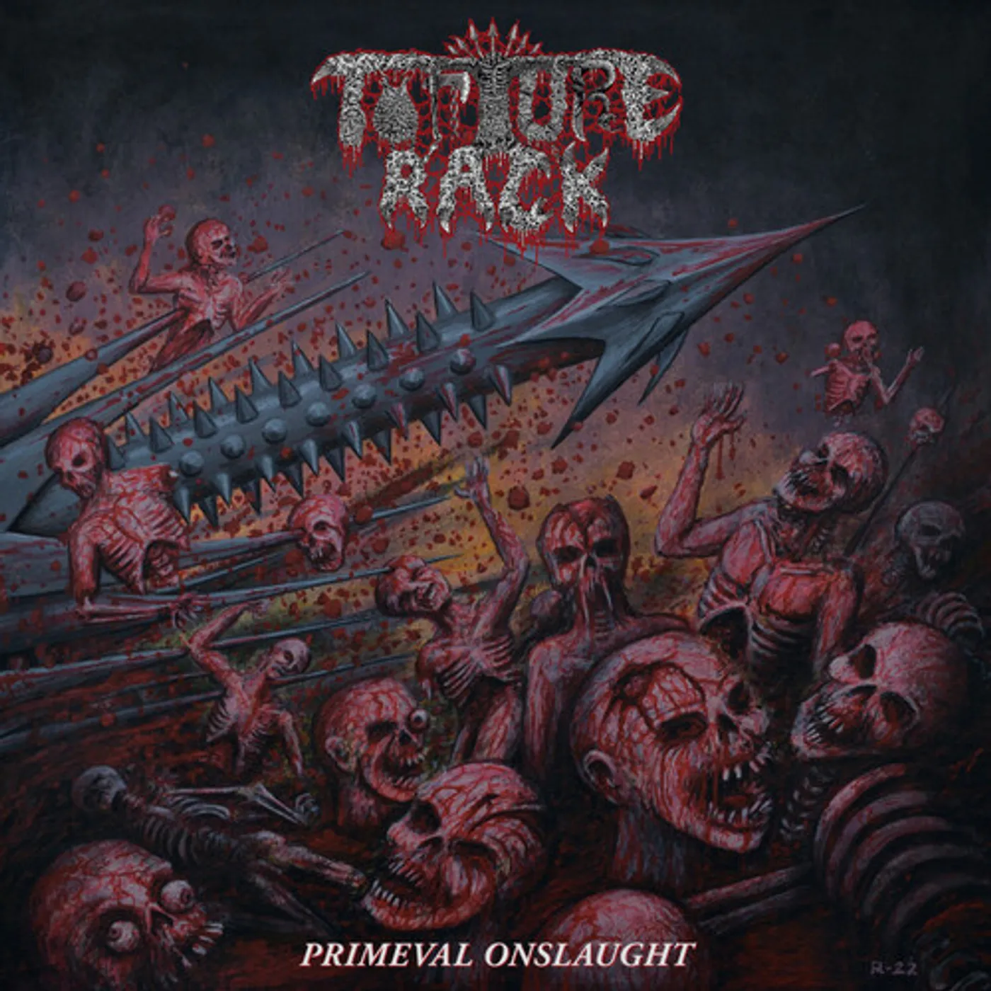 Torture Rack PRIMEVAL ONSLAUGHT - DEEP PURPLE/HOT PINK Vinyl Record