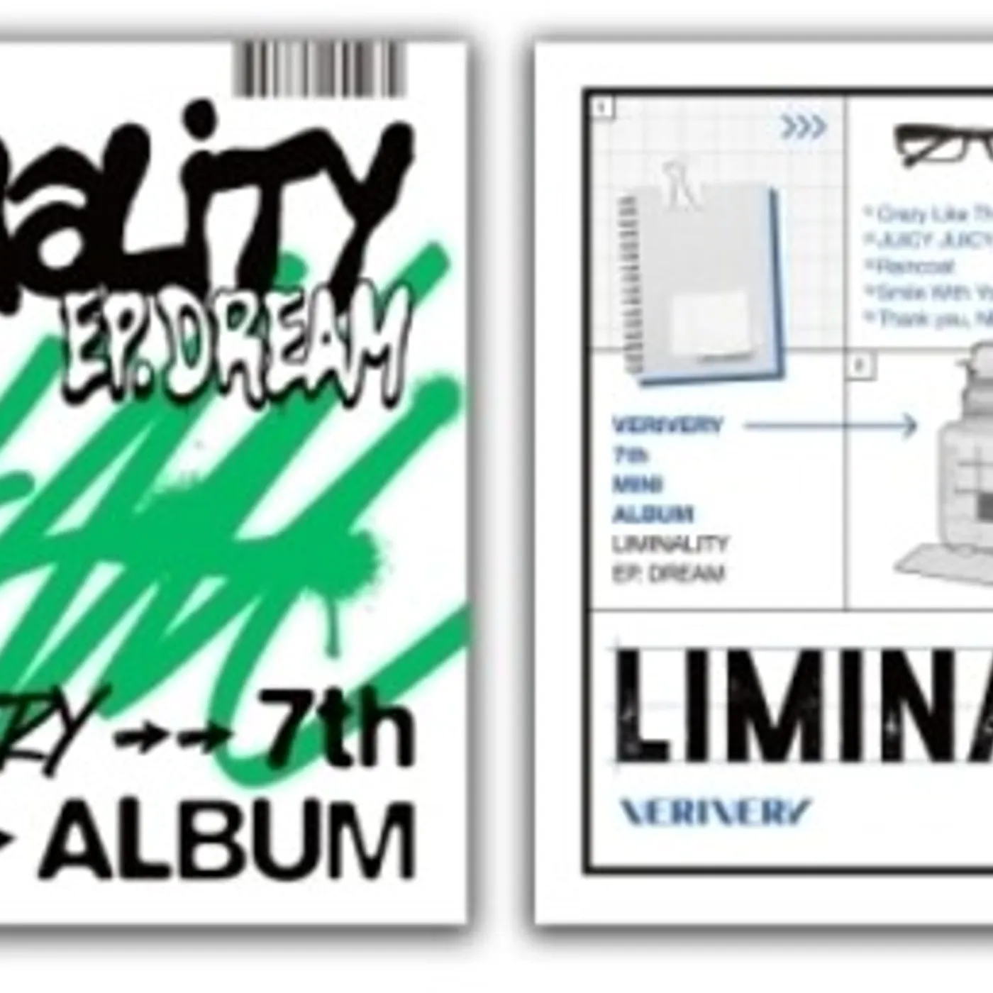 VERIVERY LIMINALITY EP - DREAM CD