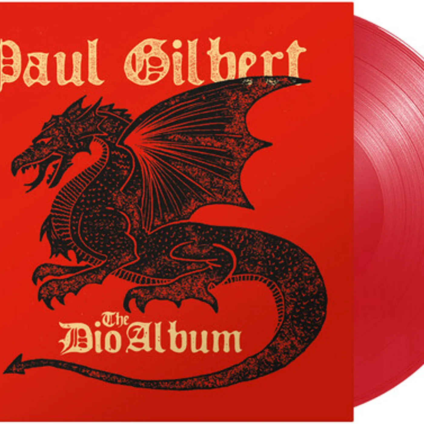 Paul Gilbert DIO ALBUM - RED Vinyl Record