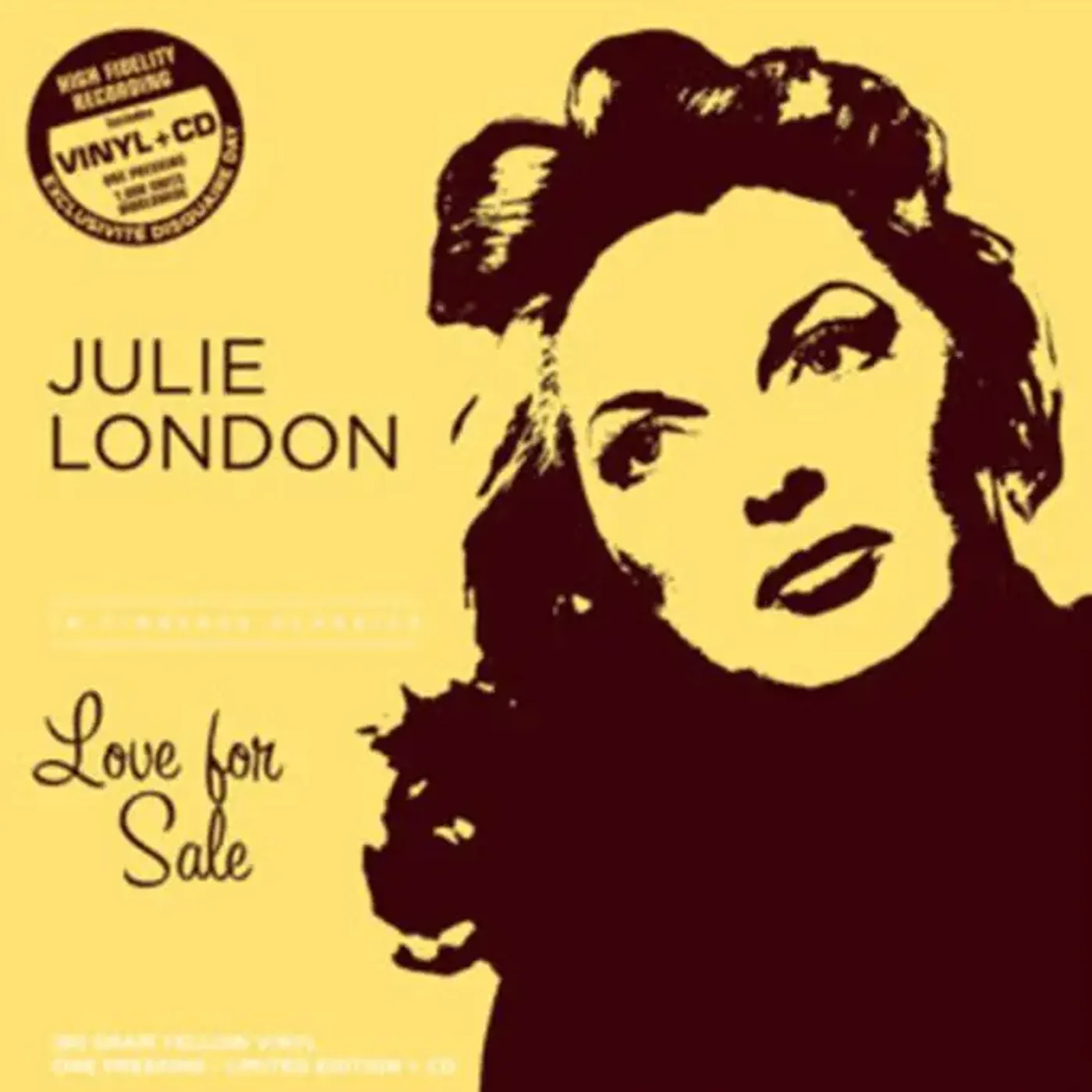 Julie London LOVE FOR SALE Vinyl Record