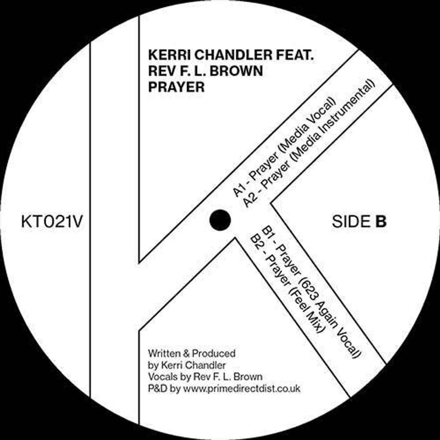 Kerri Chandler PRAYER Vinyl Record