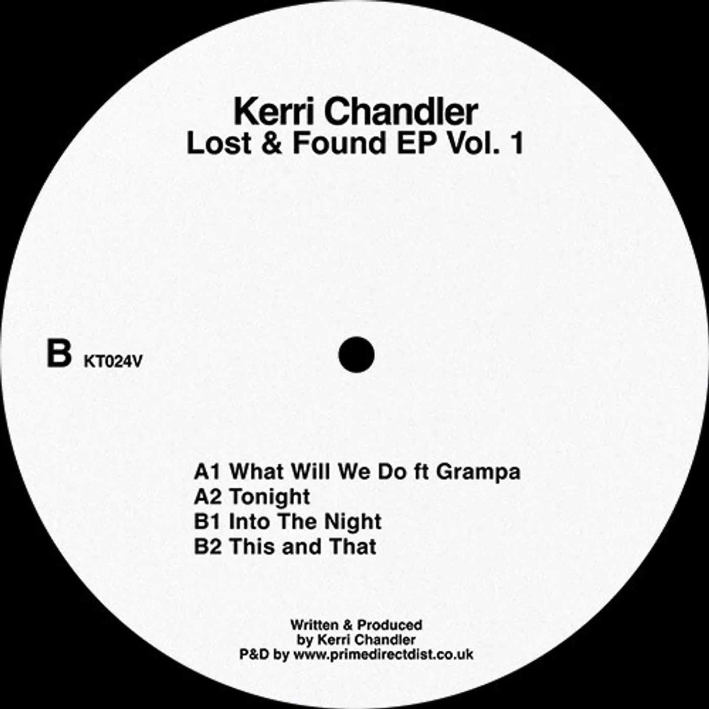 Kerri Chandler Lost & Found EP Vol. 1 Vinyl Record
